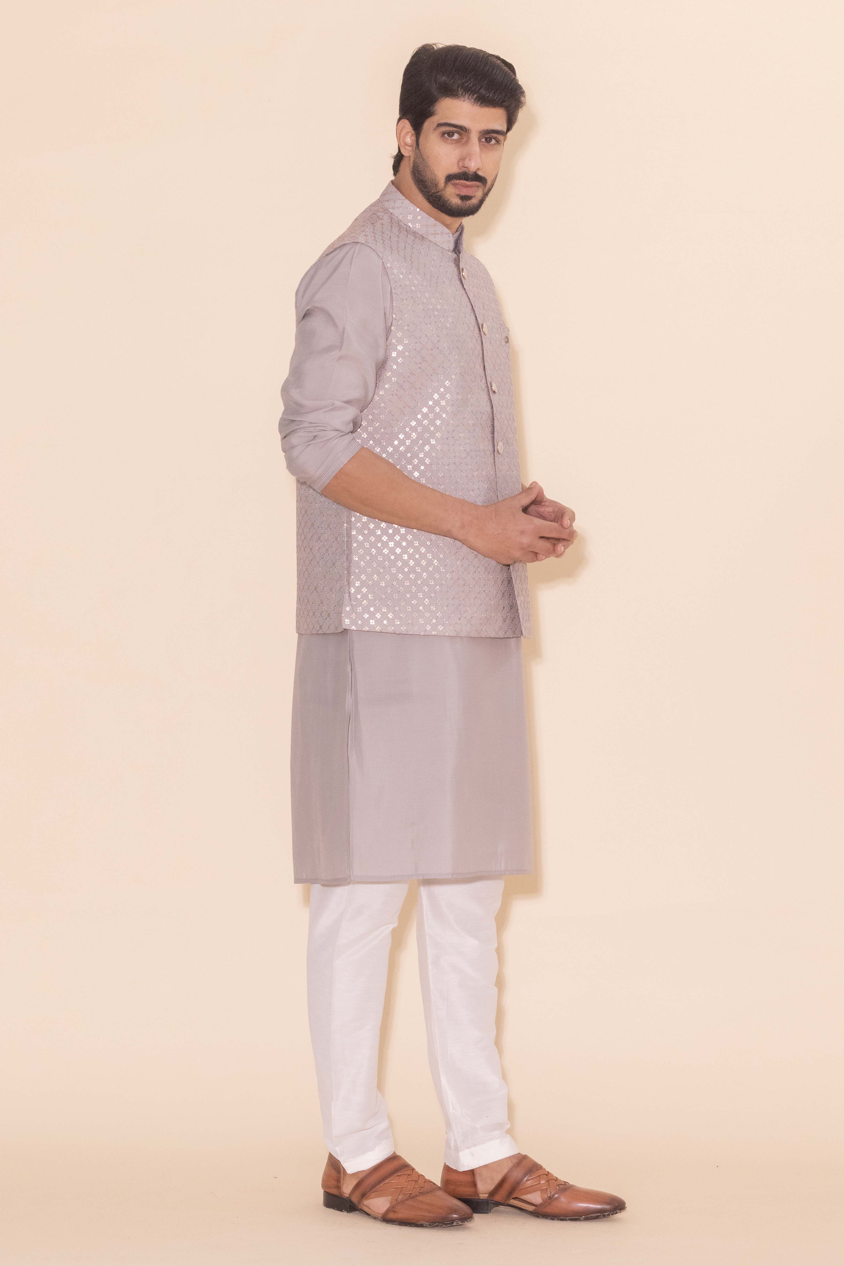 MLS KURTA JAWAHAR SET