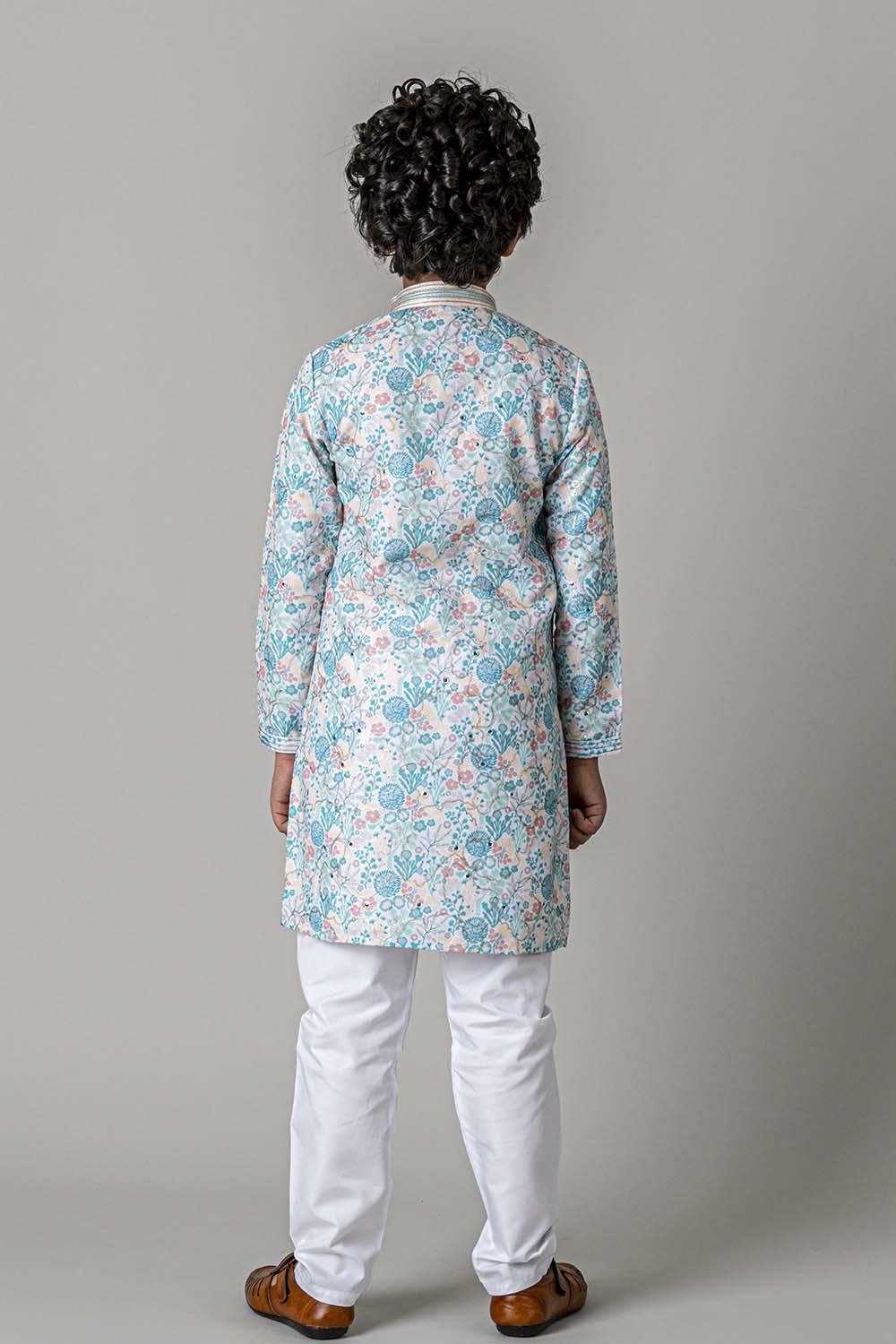 MLS KIDS EMBROIDERED KURTA PAJAMA