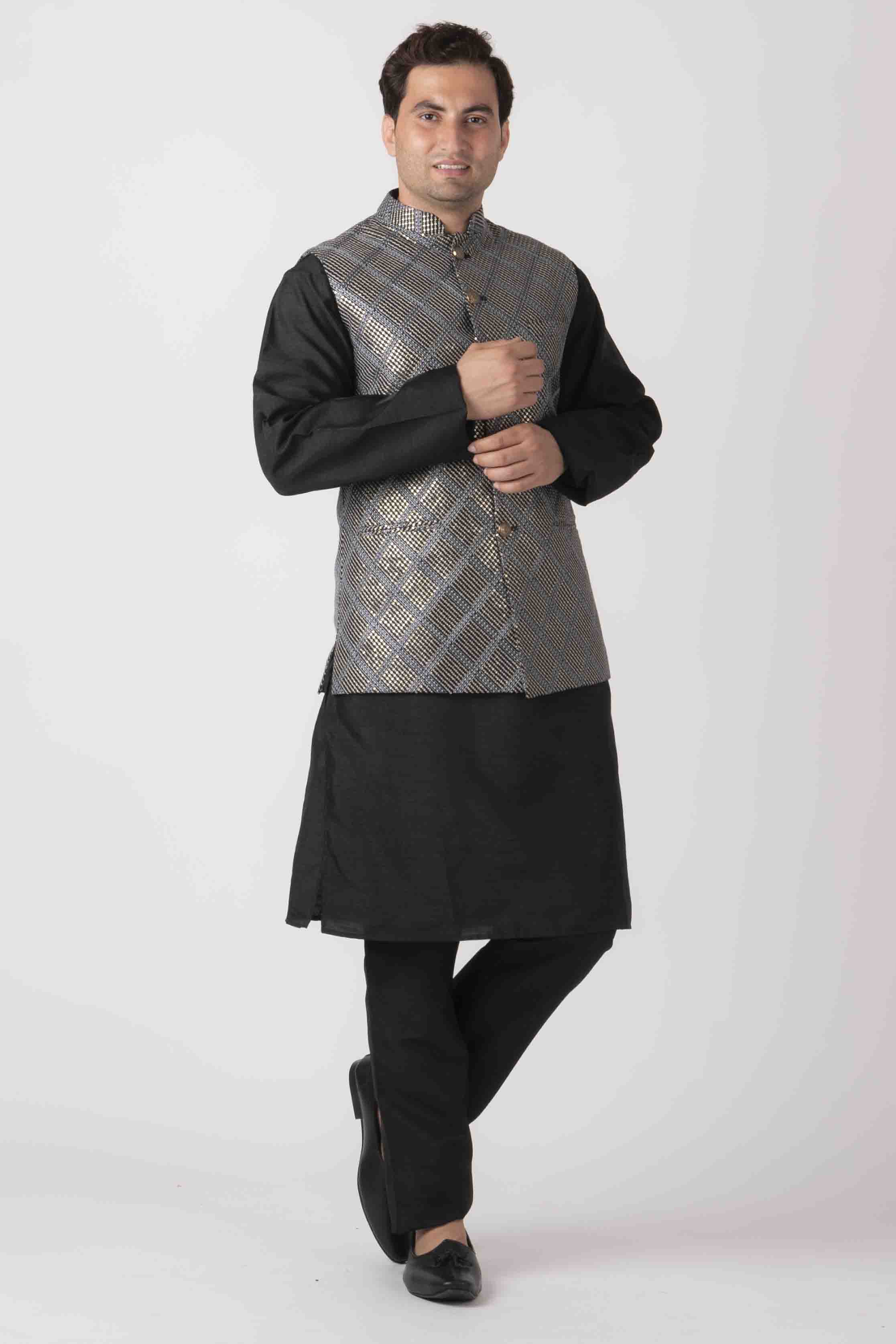 MLS KURTA JAWAHAR SET