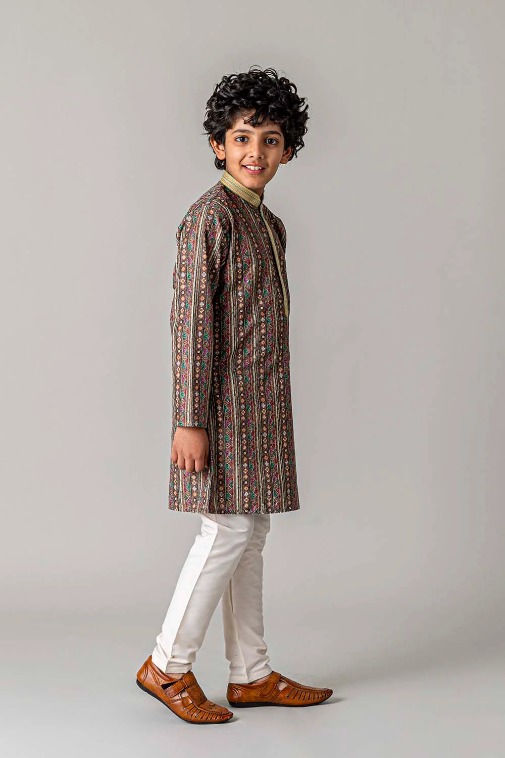 MLS KIDS PRINTED KURTA PAJAMA