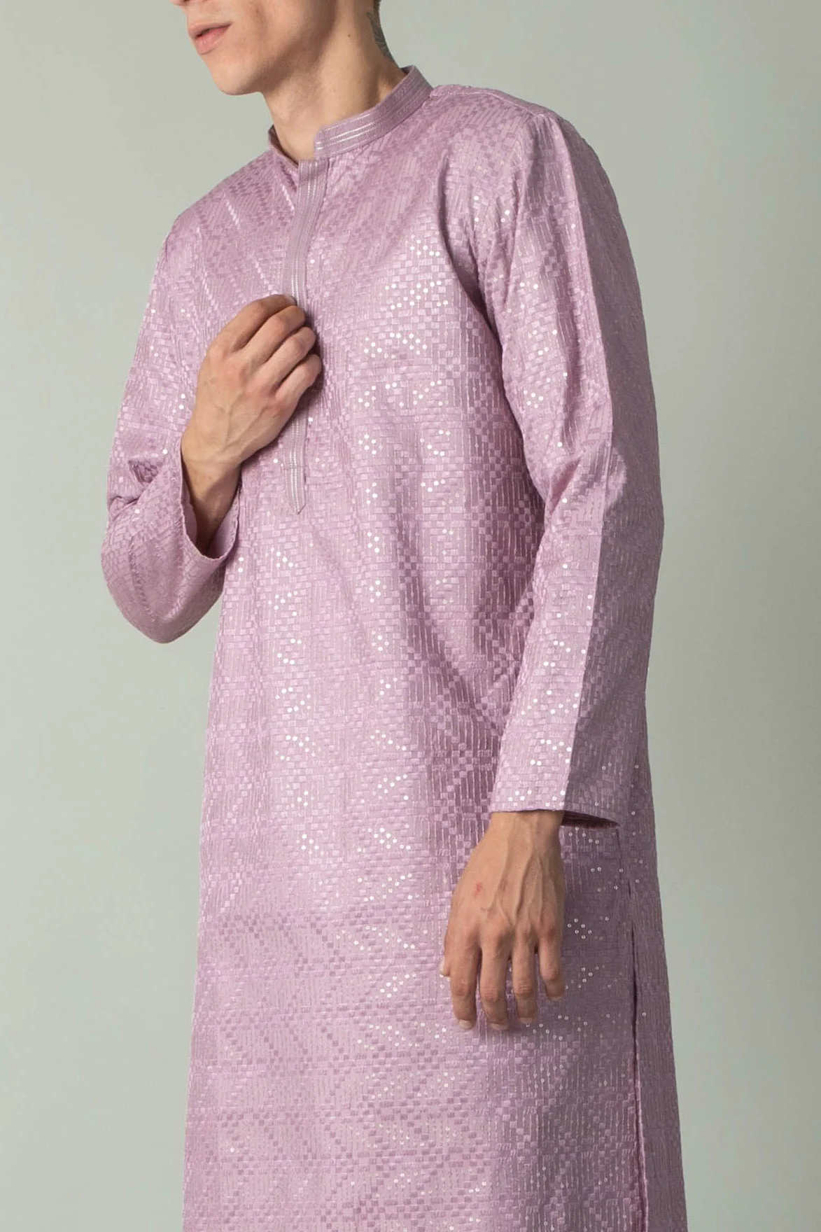 MLS EMBROIDERED KURTA PAJAMA