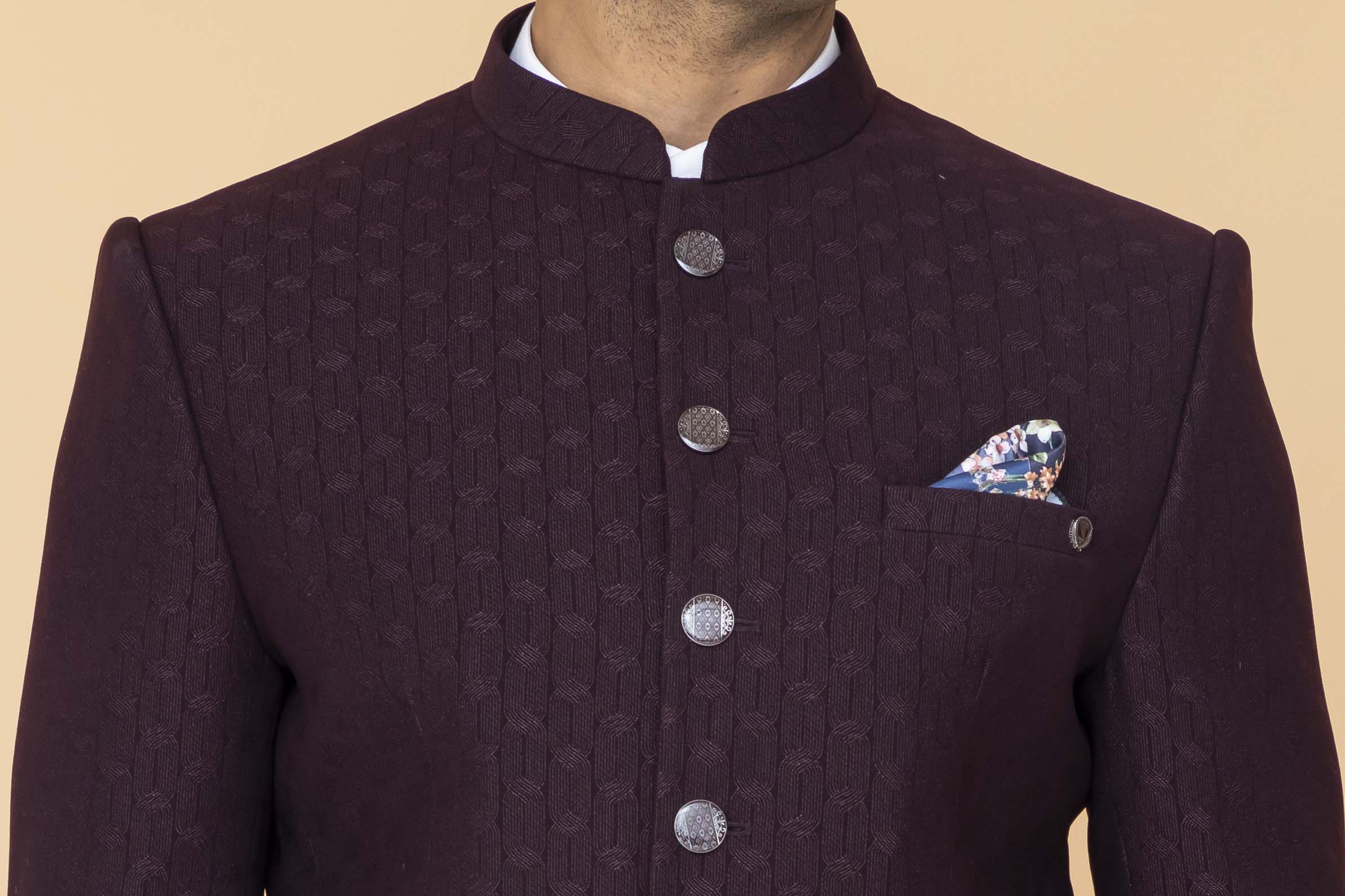 MLS PRINTED JODHPURI SUIT