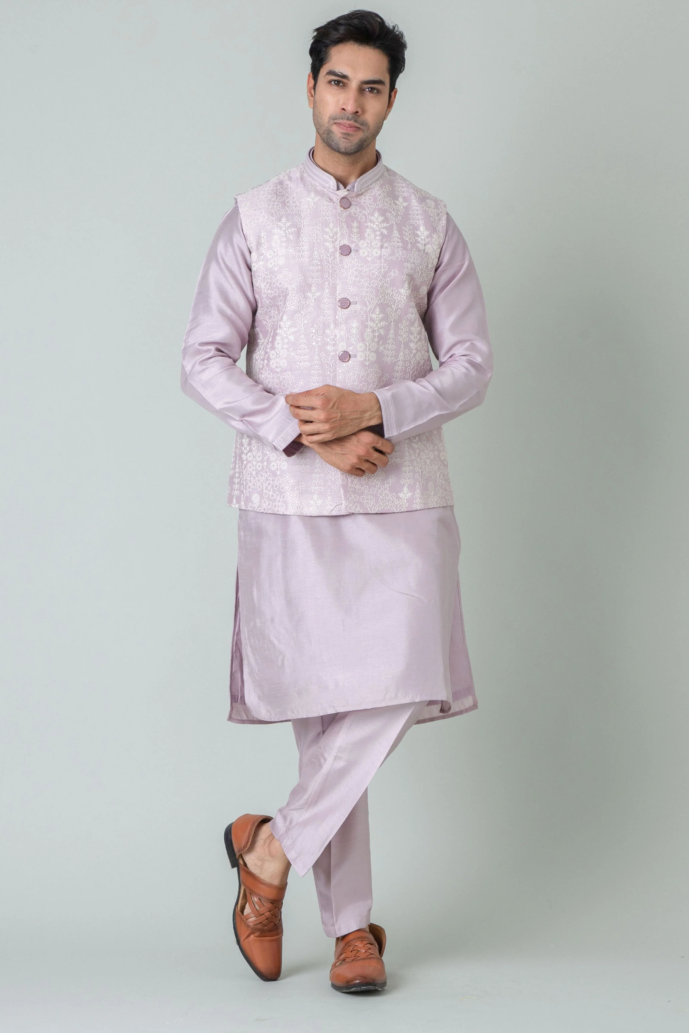 MLS KURTA JAWAHAR SET