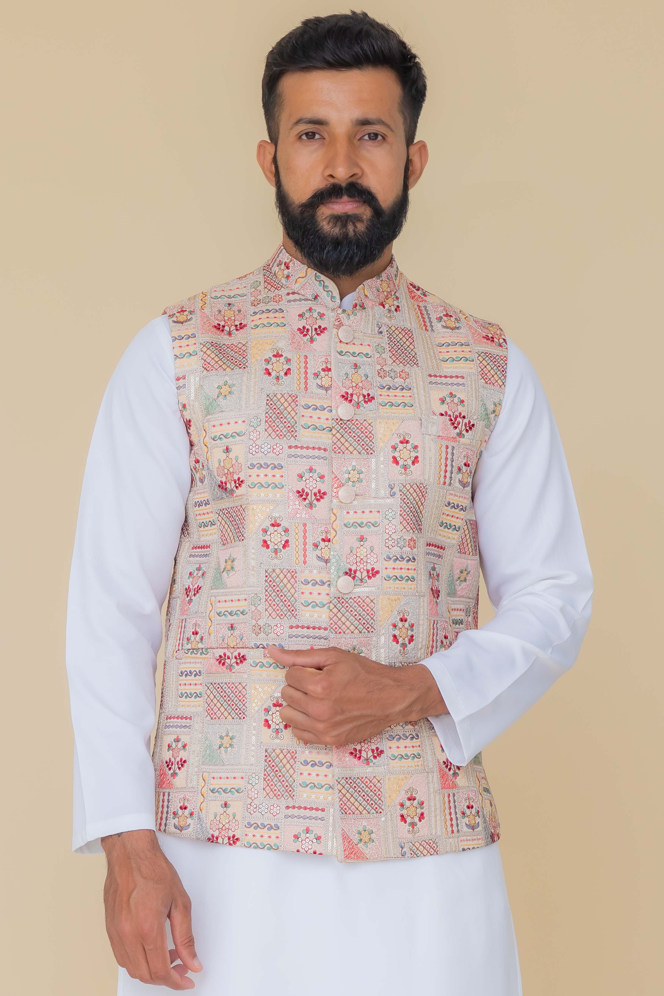 MLS EMBROIDERED JAWAHAR JACKET