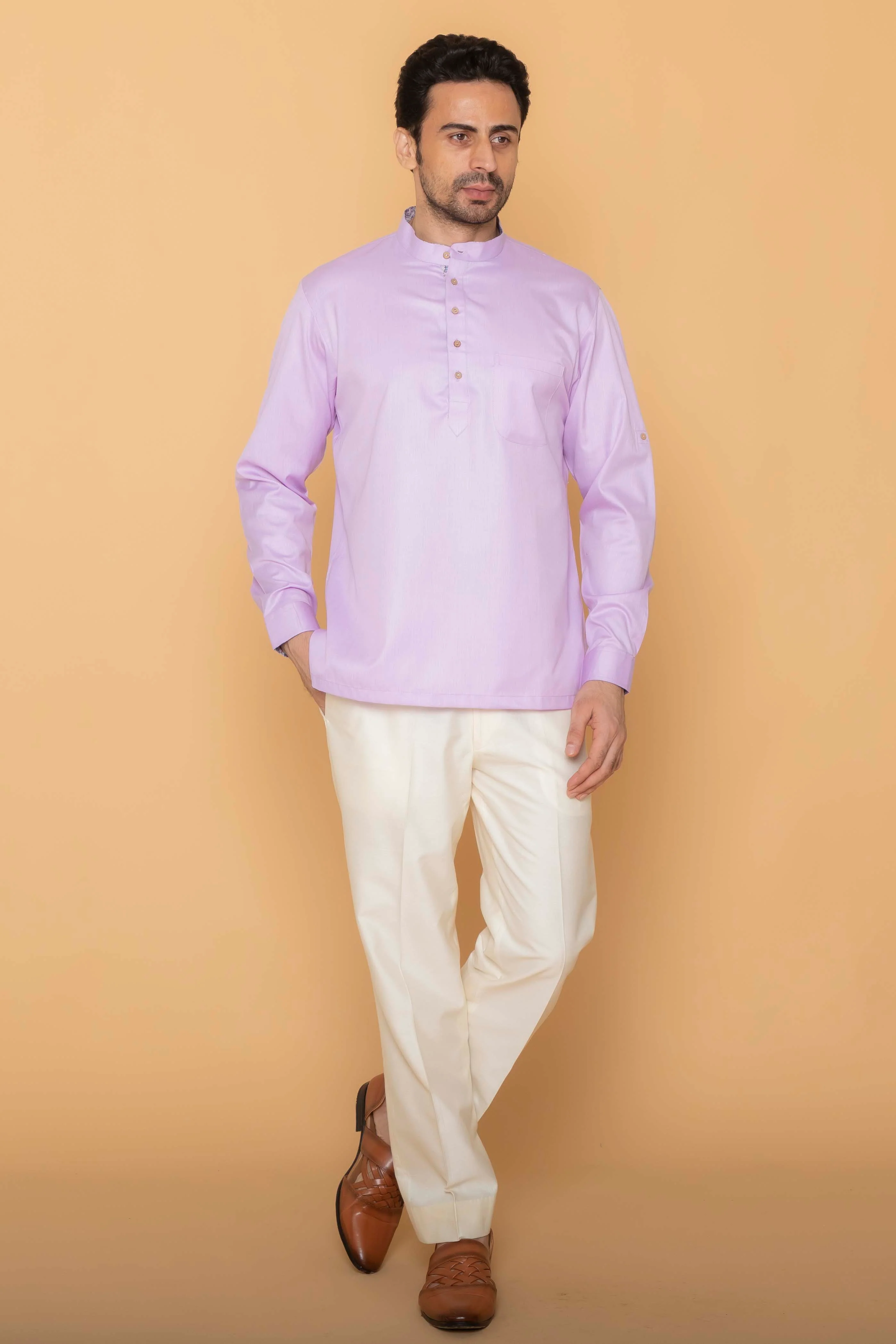 MLS SHORT KURTA FULL SLEEVES