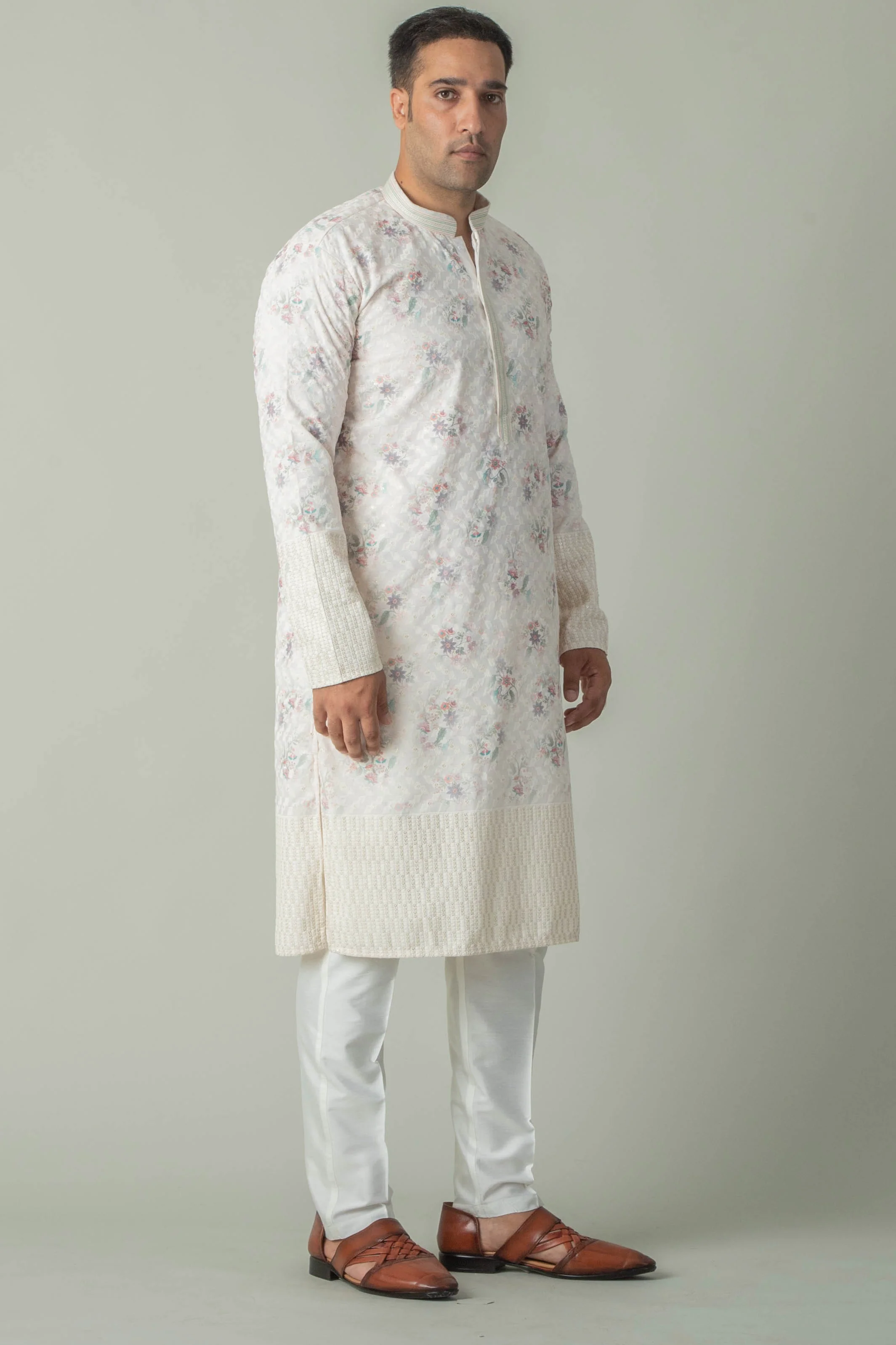 MLS PRINTED KURTA PAJAMA