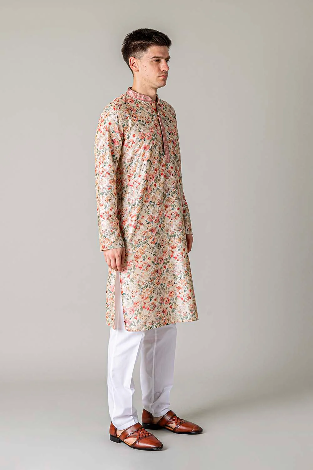MLS PRINTED KURTA PAJAMA