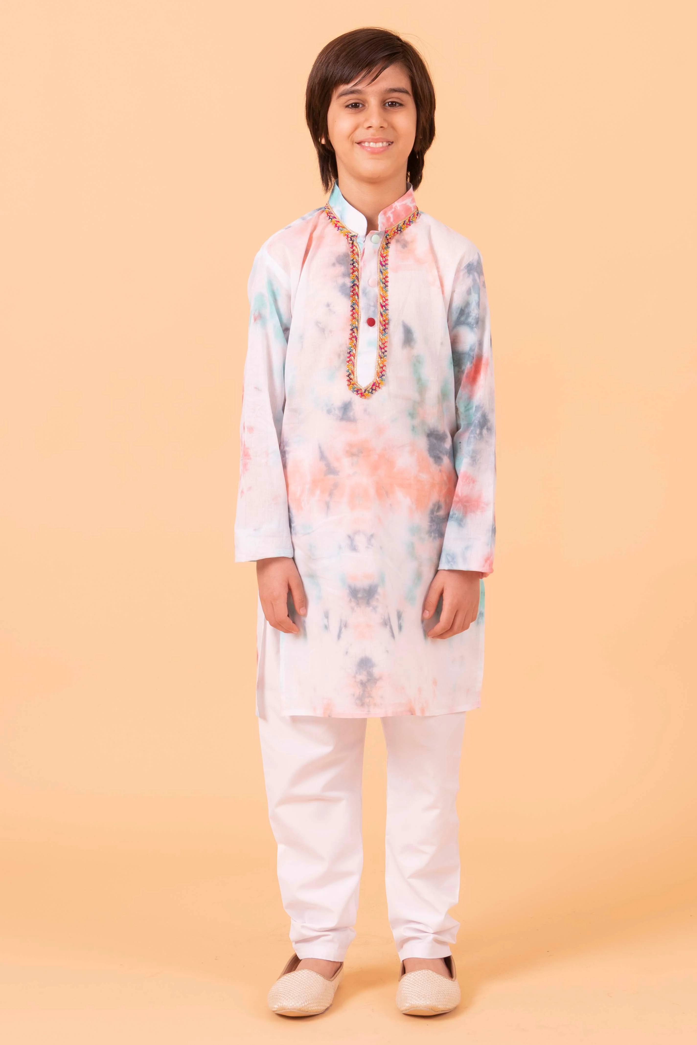 MLS PRINTED KIDS KURTA PAJAMA