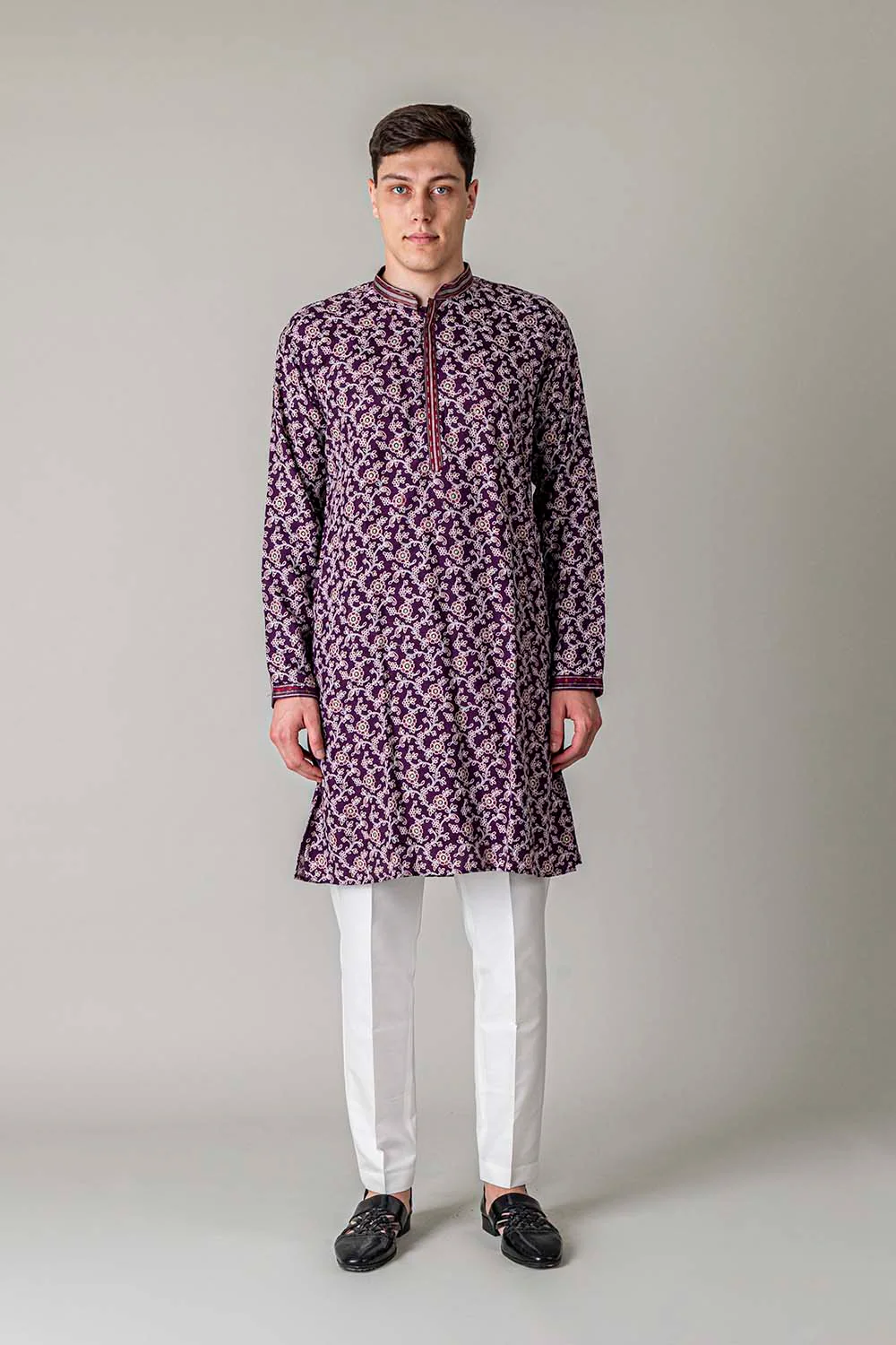 MLS PRINTED KURTA PAJAMA