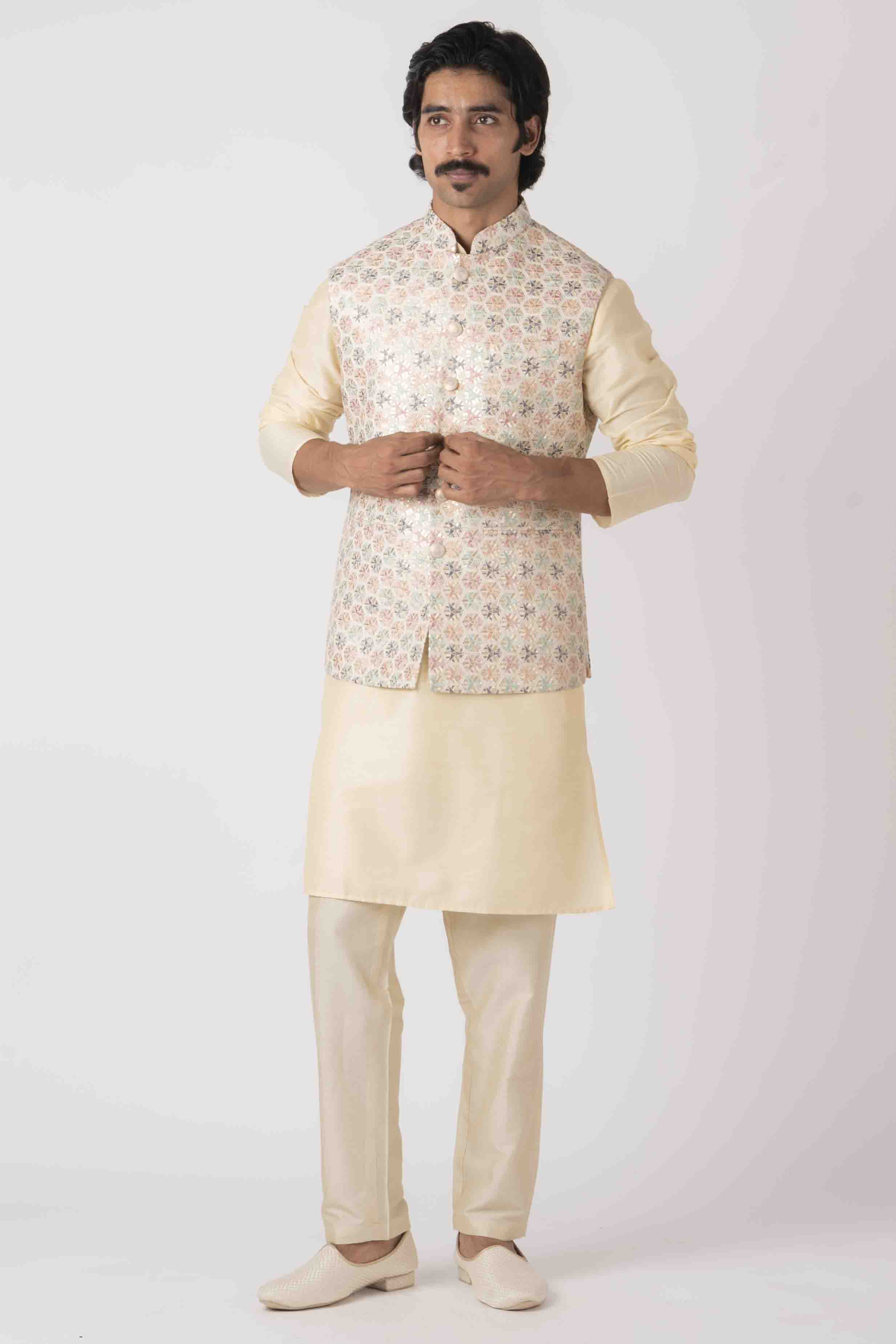 MLS EMBROIDERED JAWAHAR JACKET