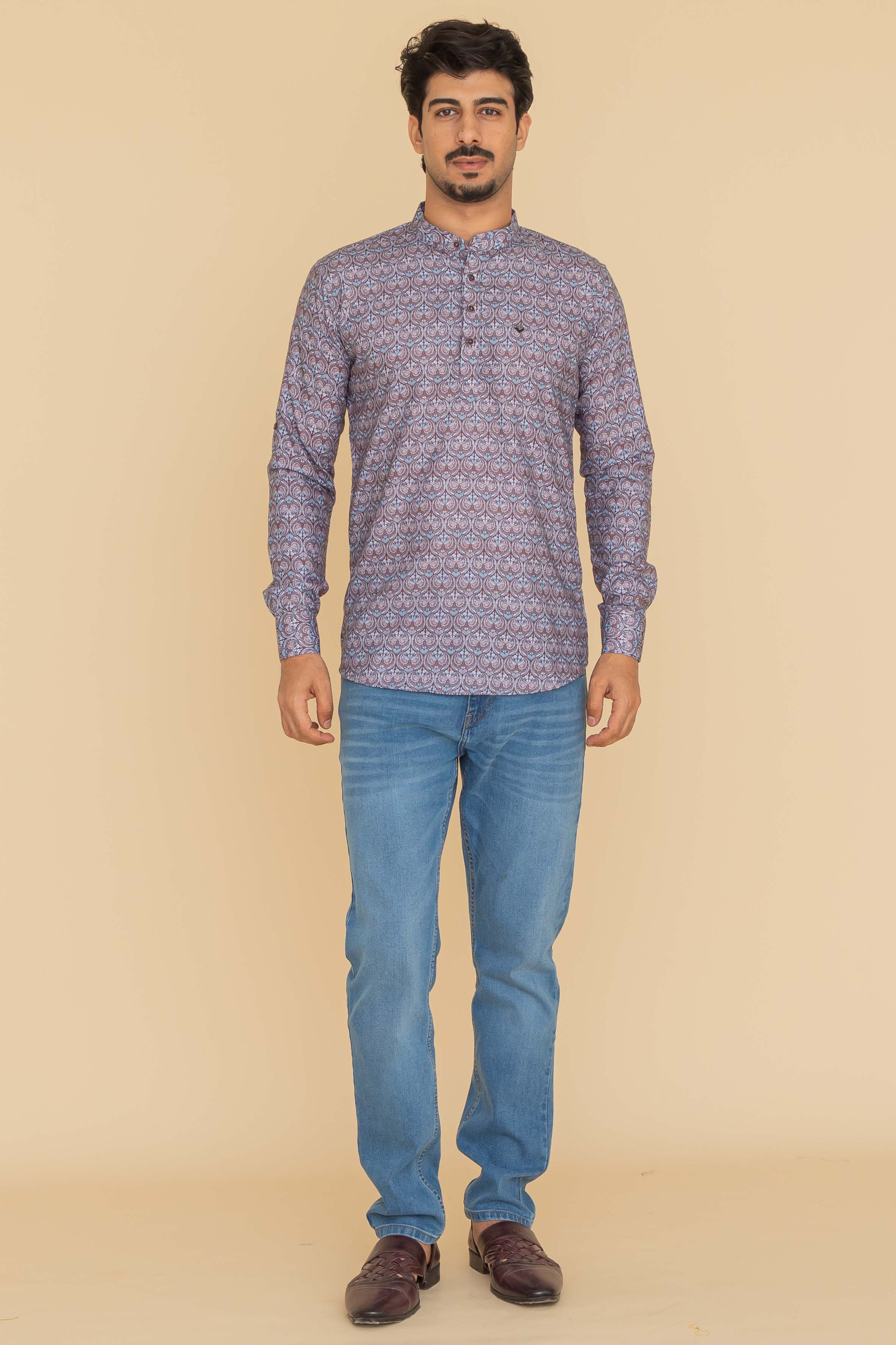 MLS SHORT KURTA FULL SLEEVES