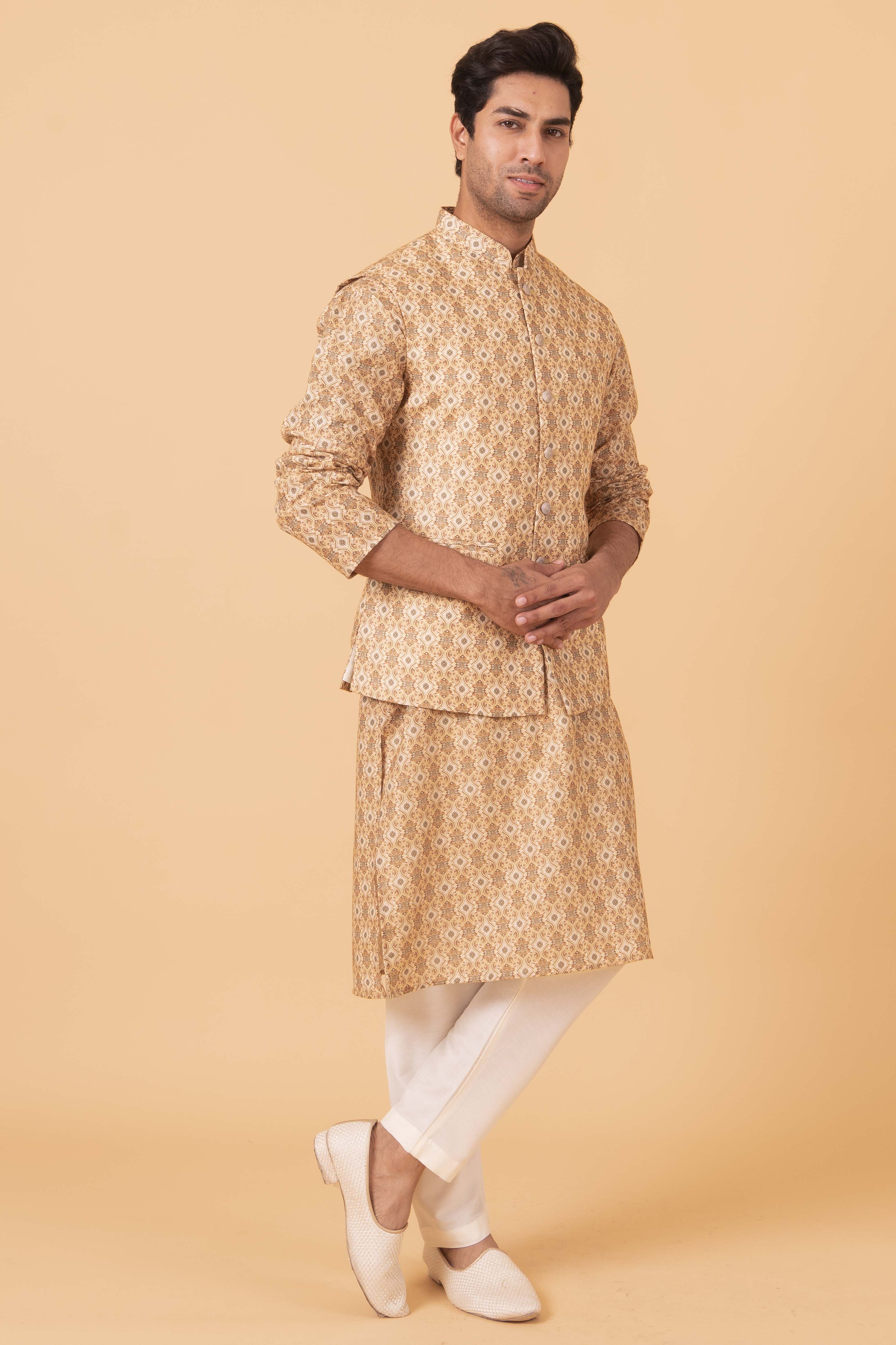 MLS KURTA JAWAHAR SET
