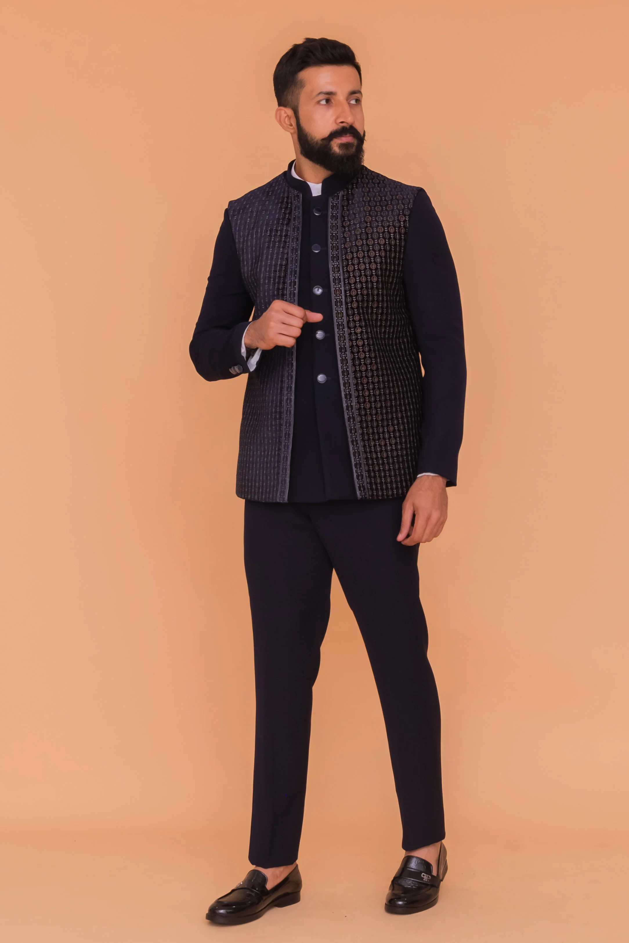 MLS JODHPURI SUIT 3 PCS