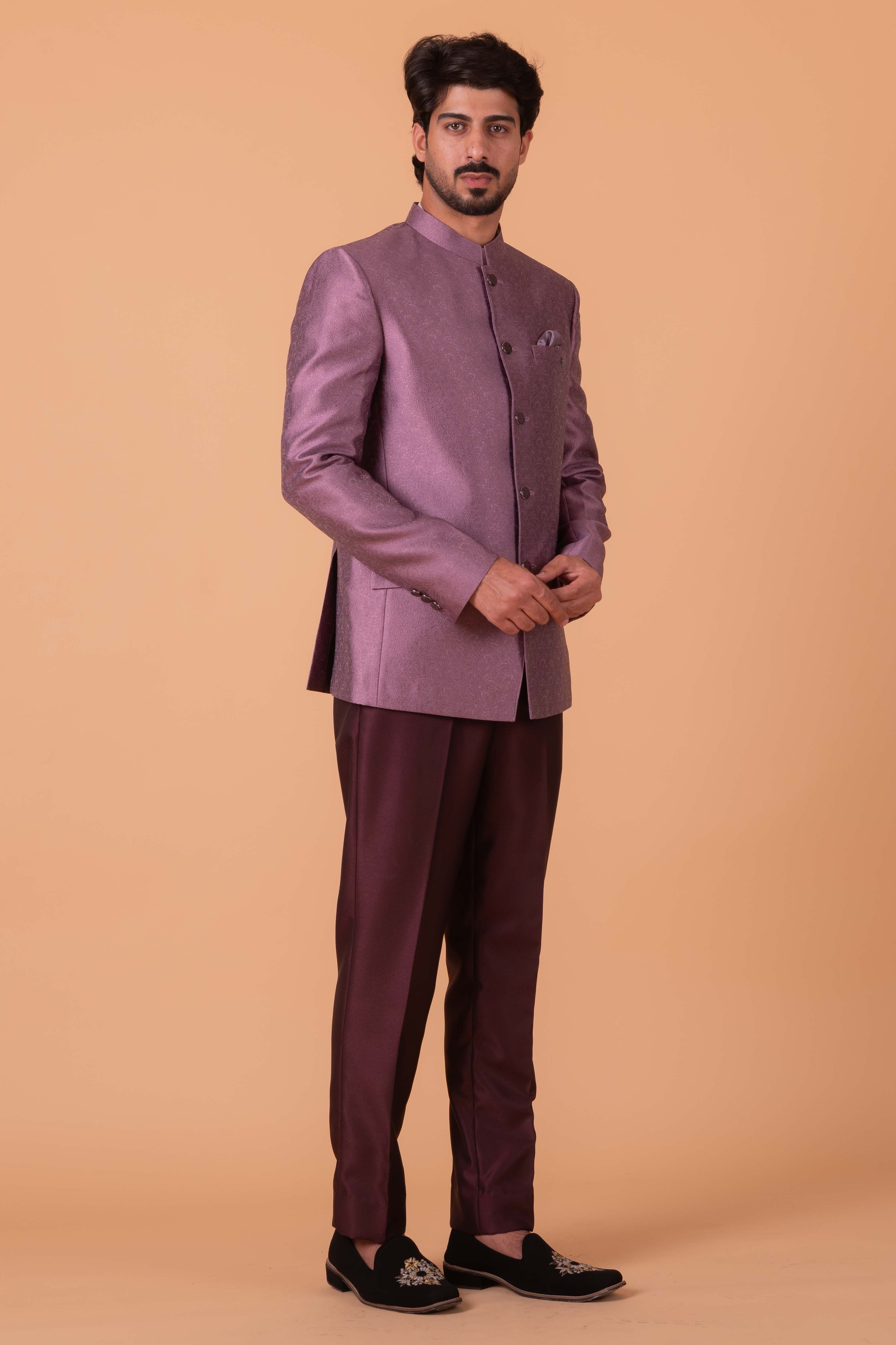 MLS PRINTED JODHPURI SUIT