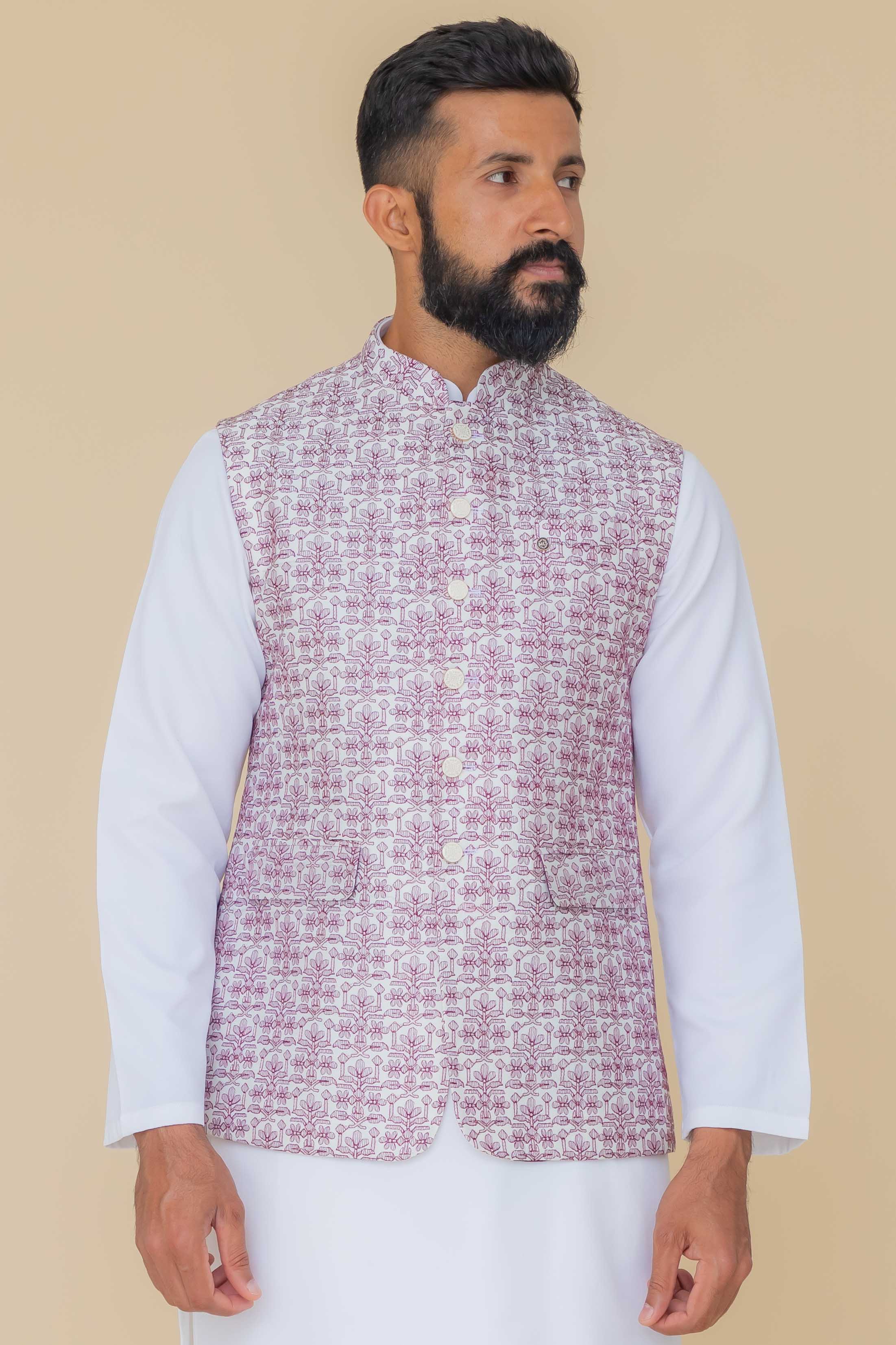 MLS EMBROIDERED JAWAHAR JACKET