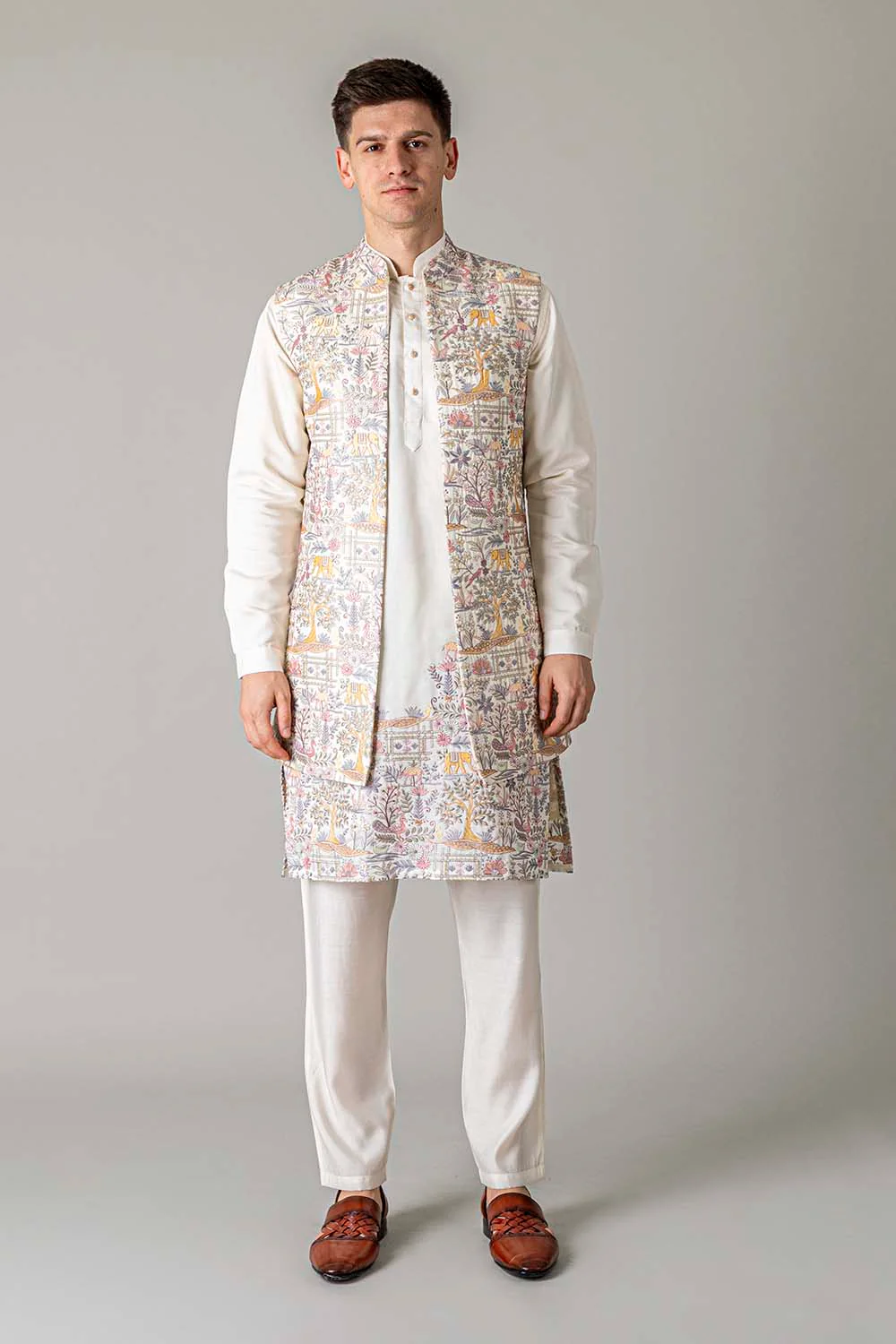 MLS KURTA JAWAHAR SET