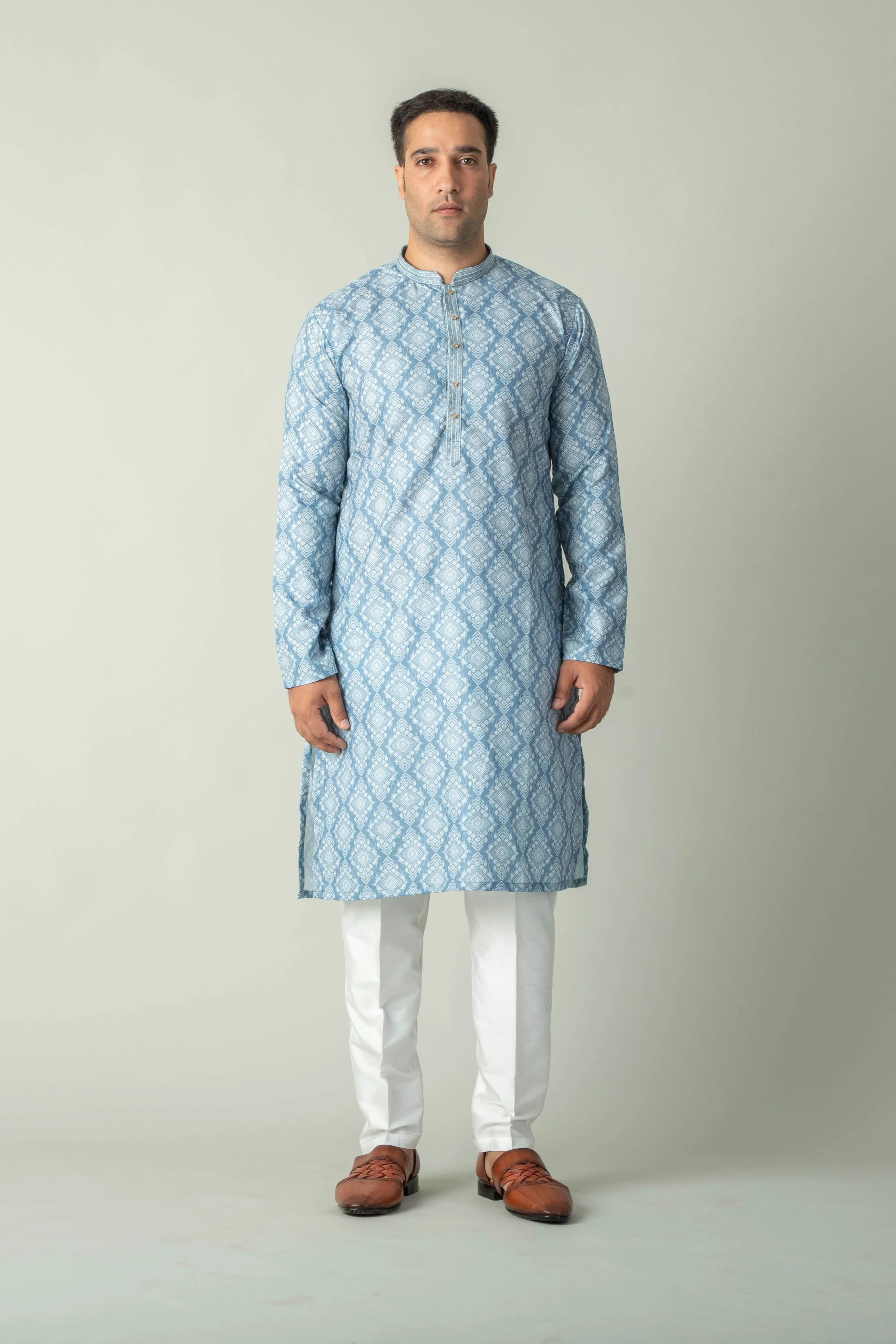 MLS PRINTED KURTA PAJAMA