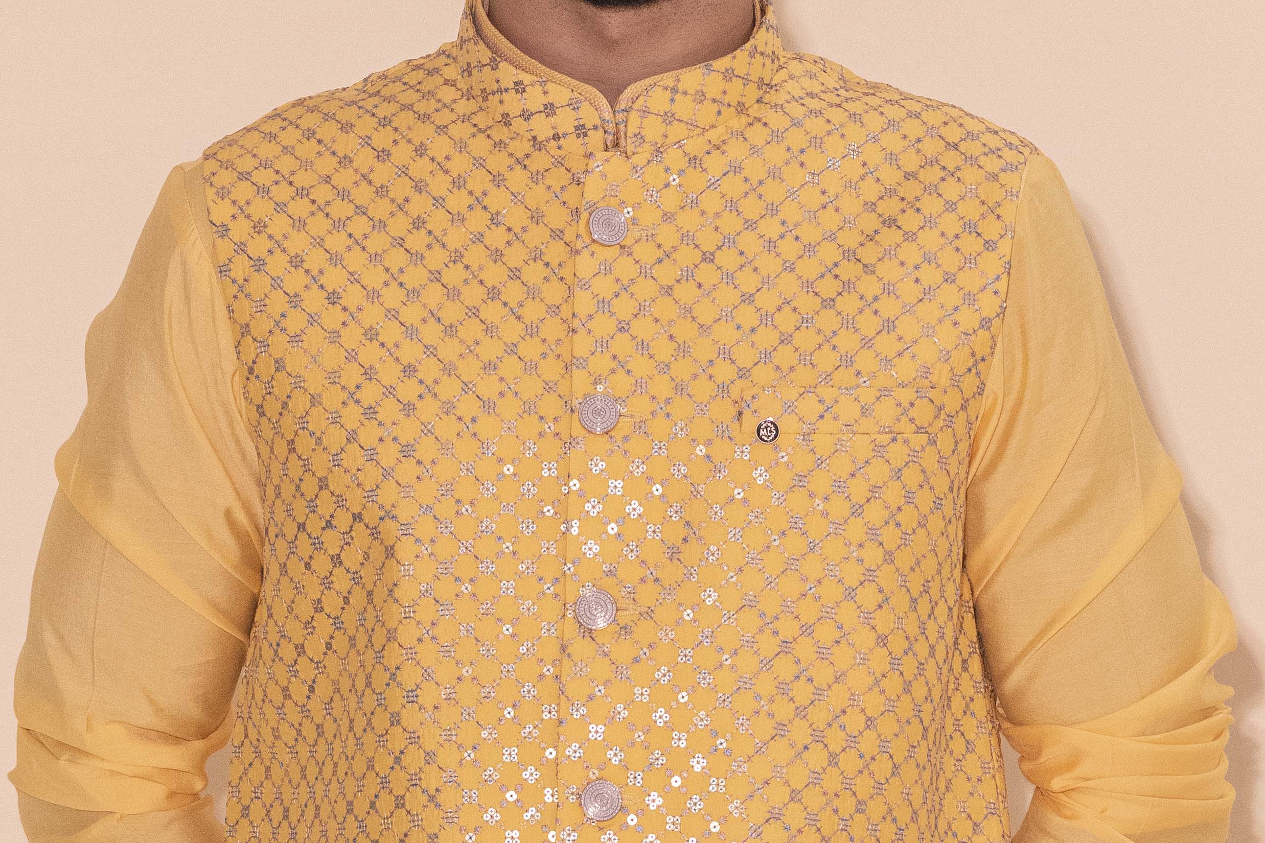 MLS KURTA JAWAHAR SET