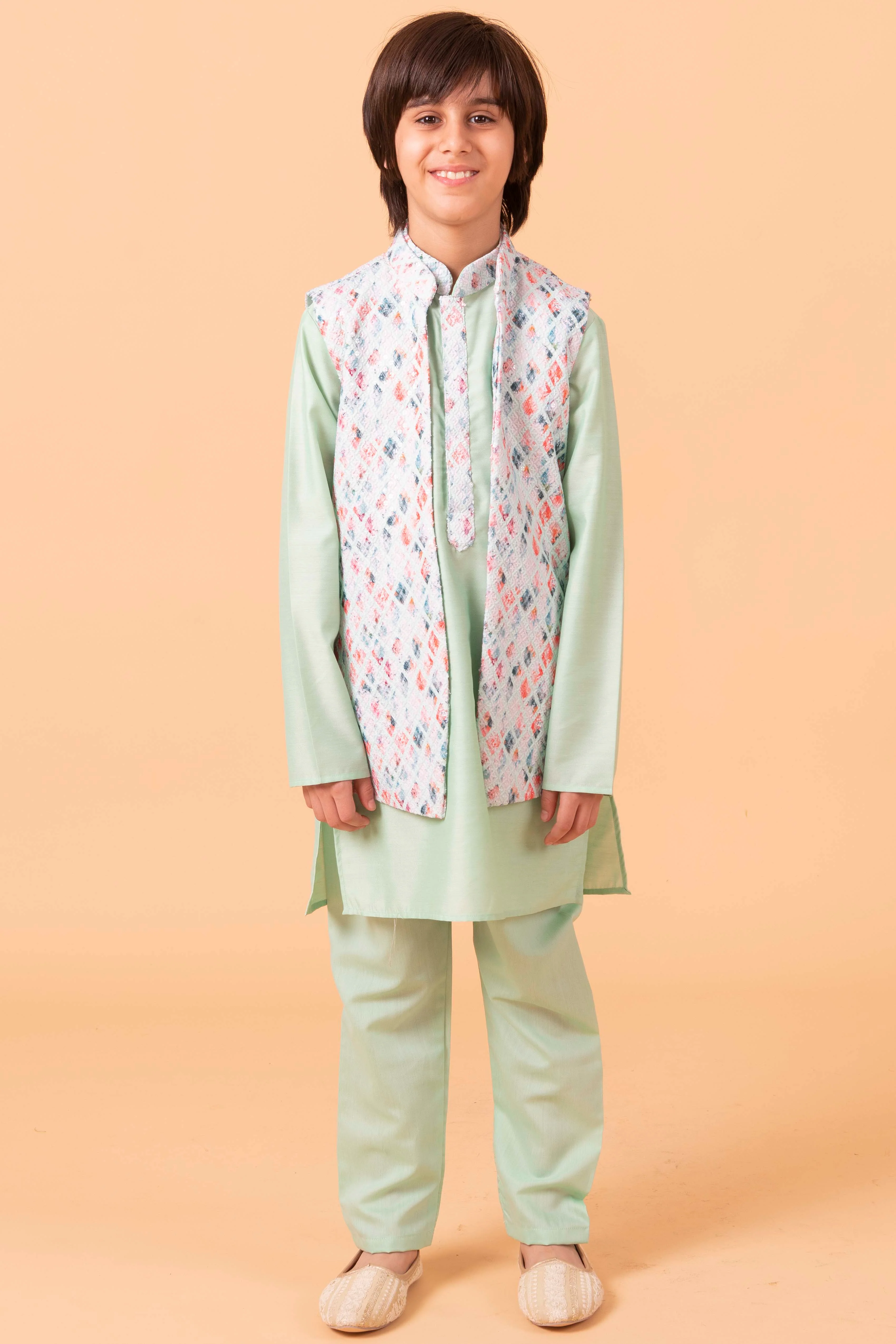MLS KIDS KURTA JACKET SET