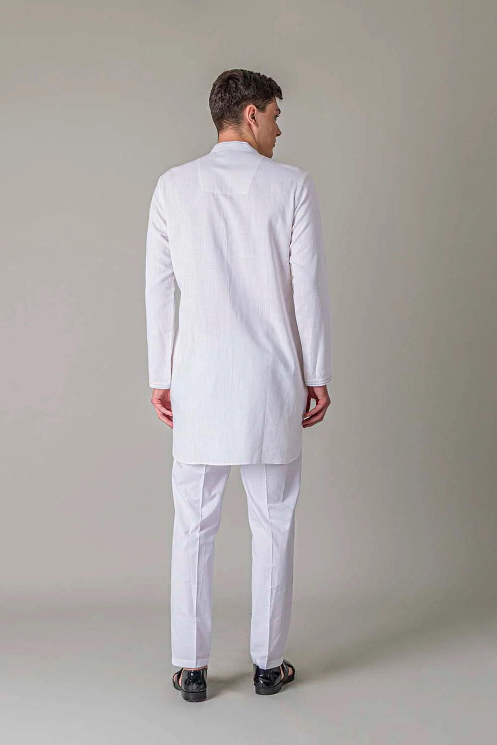 MLS EMBROIDERED KURTA PAJAMA
