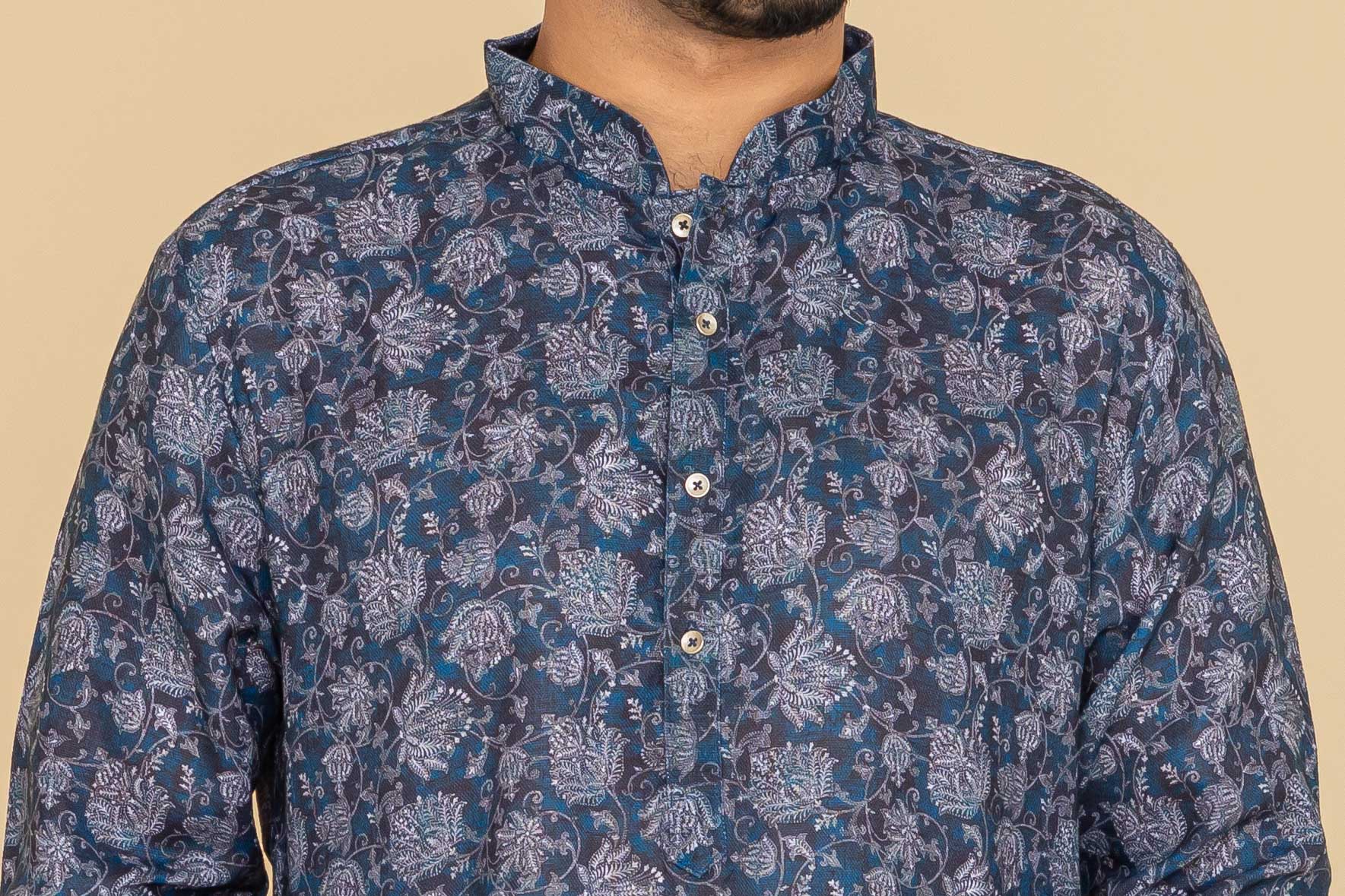 MLS PRINTED KURTA PAJAMA
