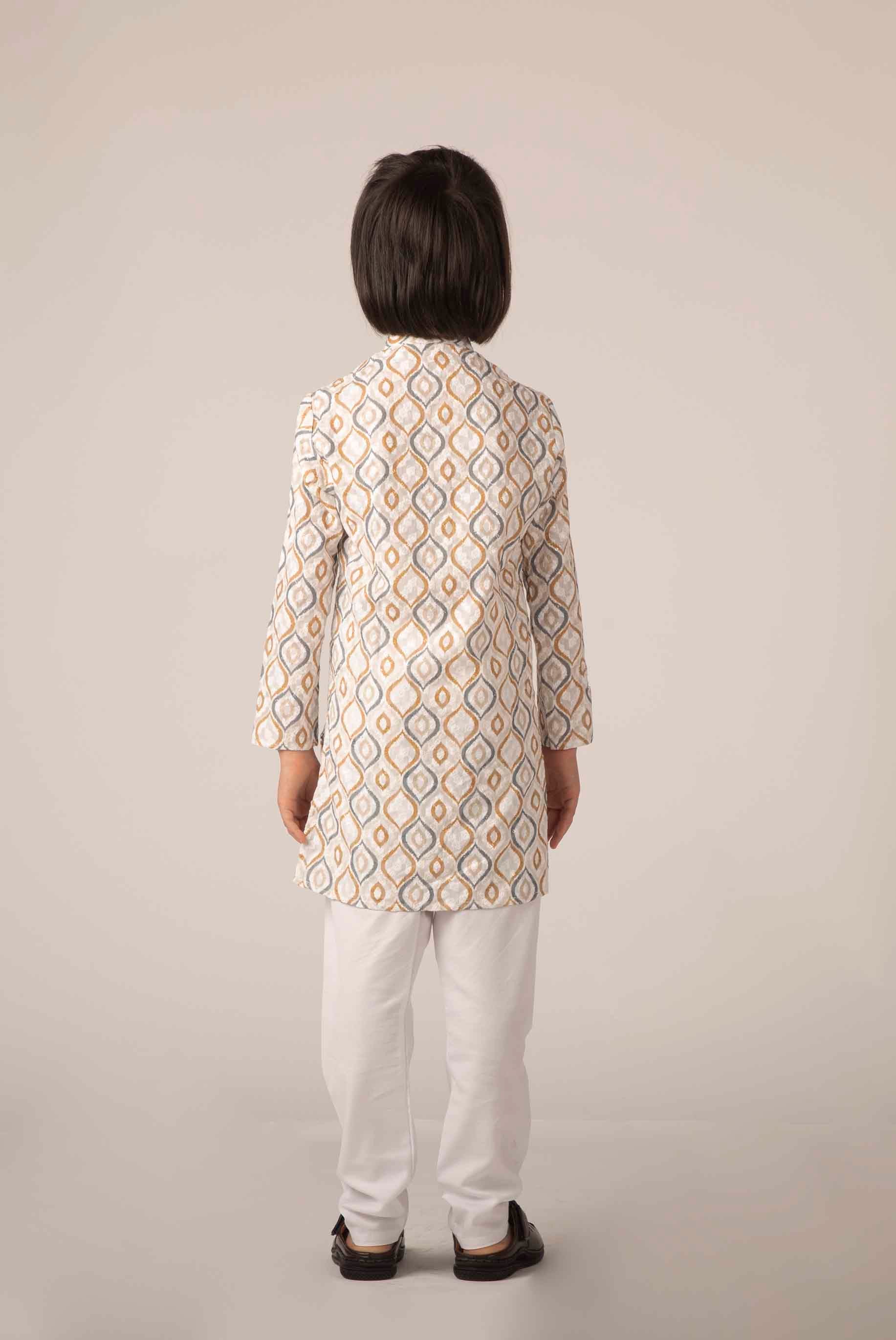 MLS KIDS PRINTED KURTA PAJAMA