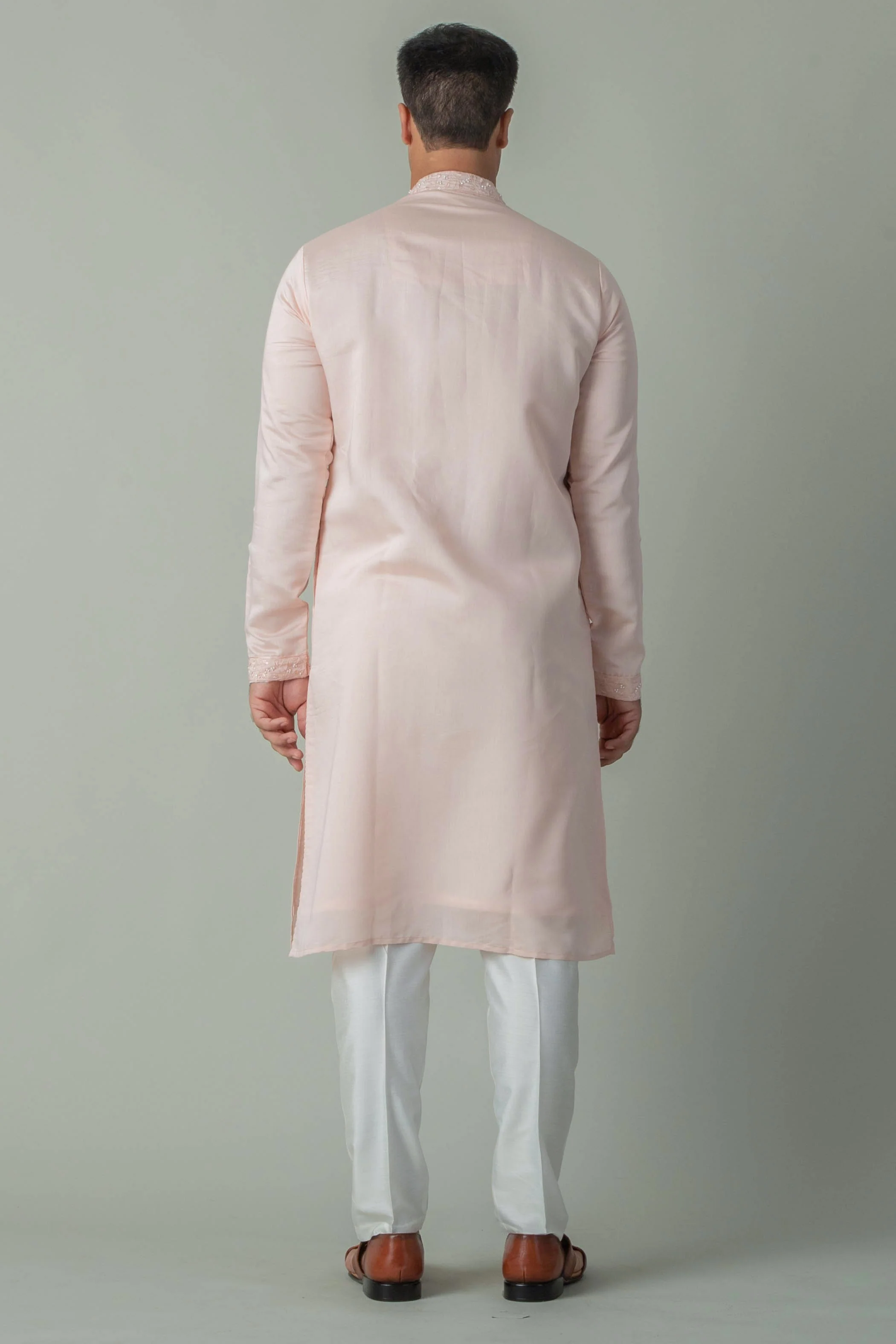 MLS EMBROIDERED KURTA PAJAMA