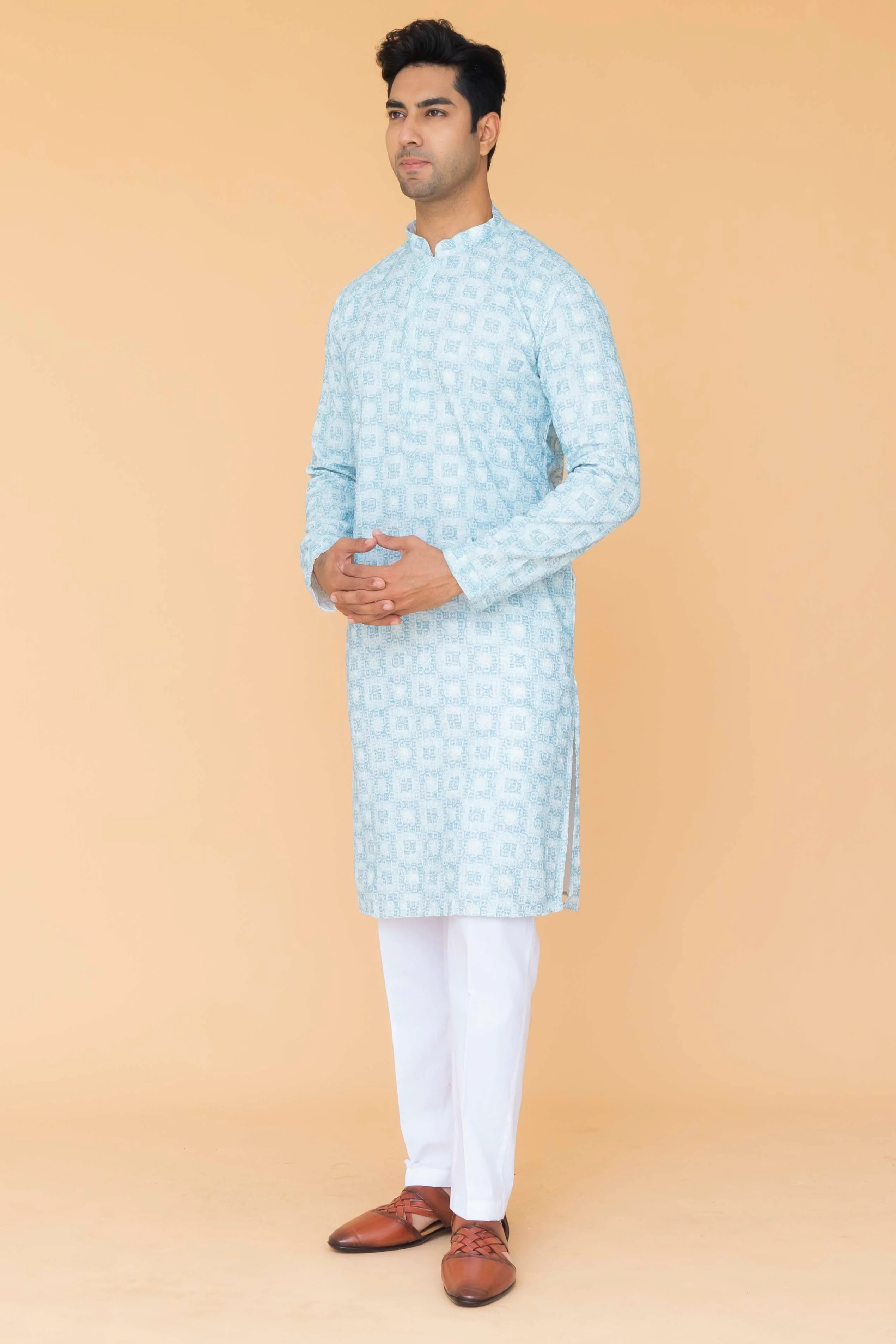 MLS PRINTED KURTA PAJAMA