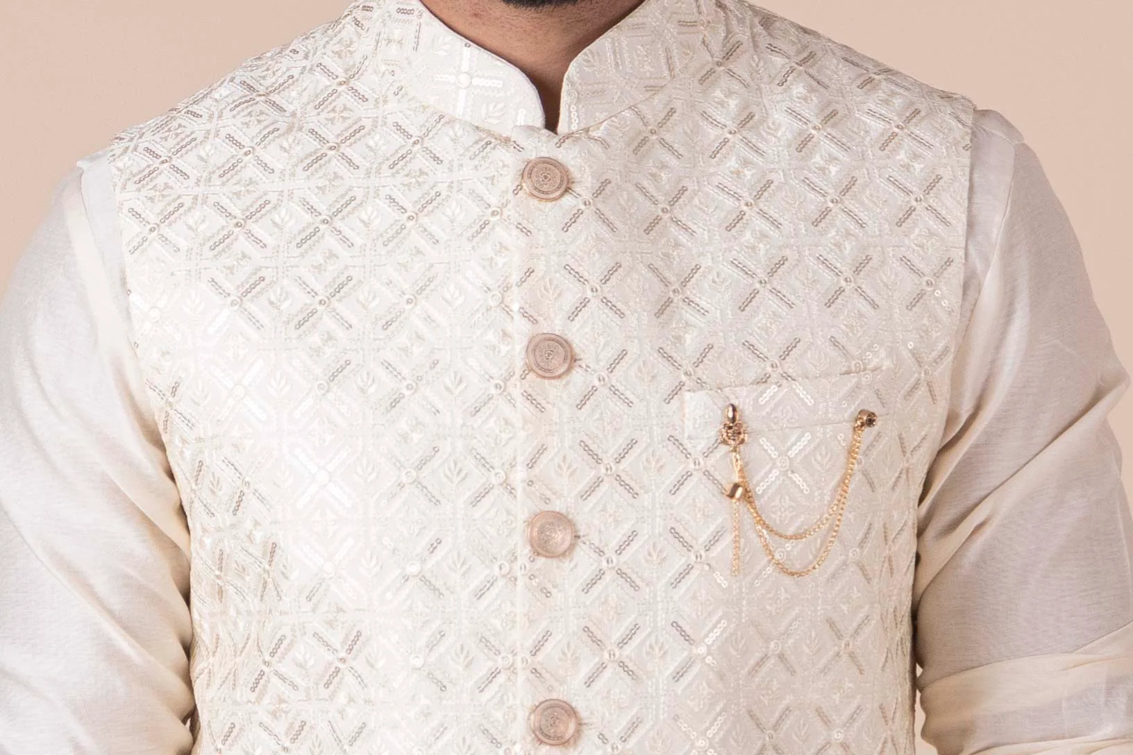 MLS KURTA JAWAHAR SET