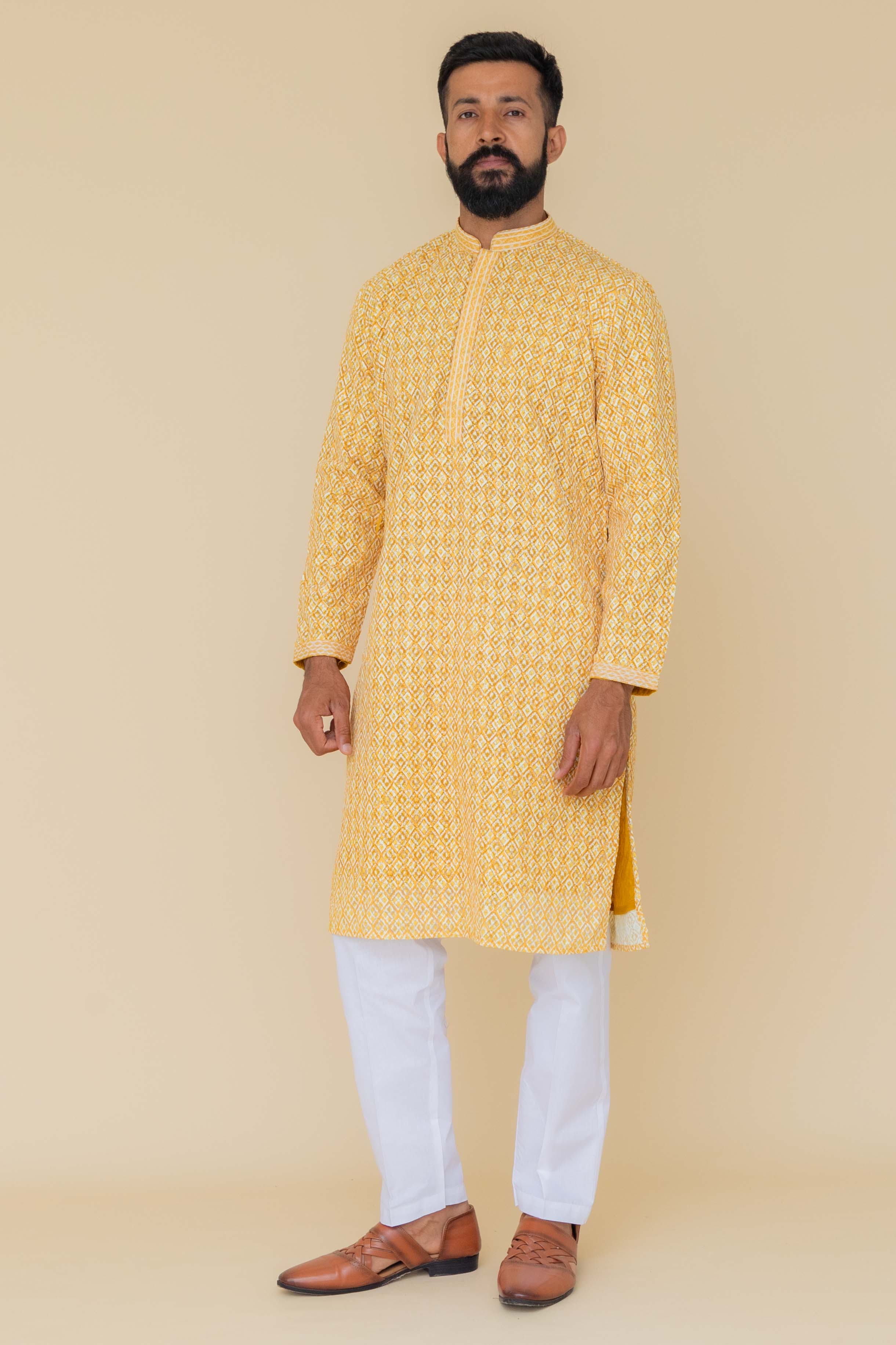 MLS PRINTED KURTA PAJAMA