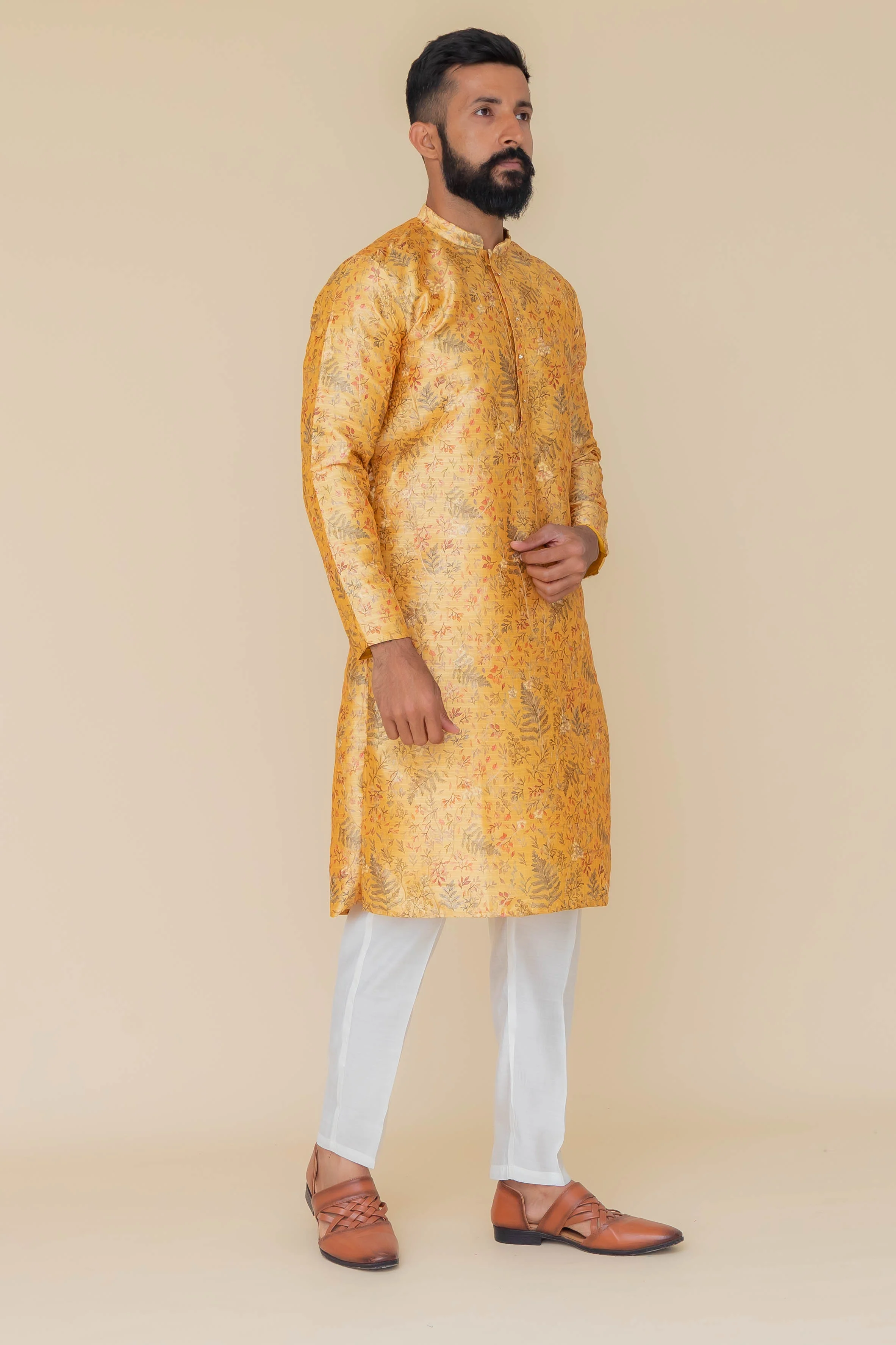 MLS PRINTED KURTA PAJAMA