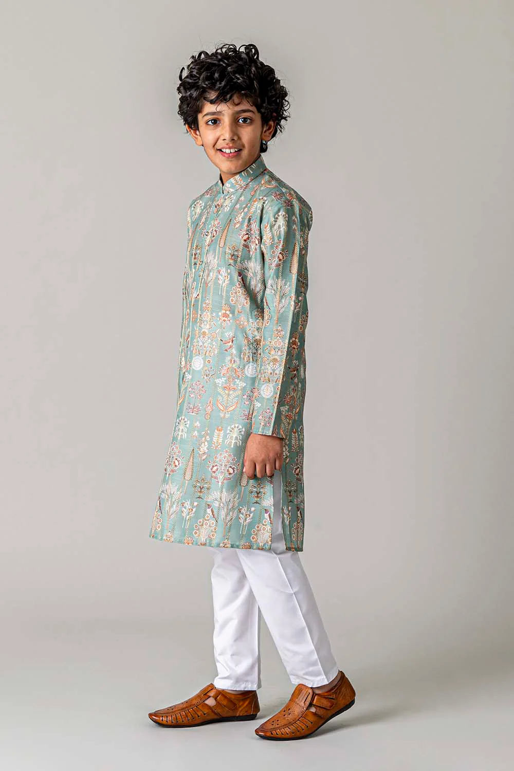 MLS KIDS PRINTED KURTA PAJAMA