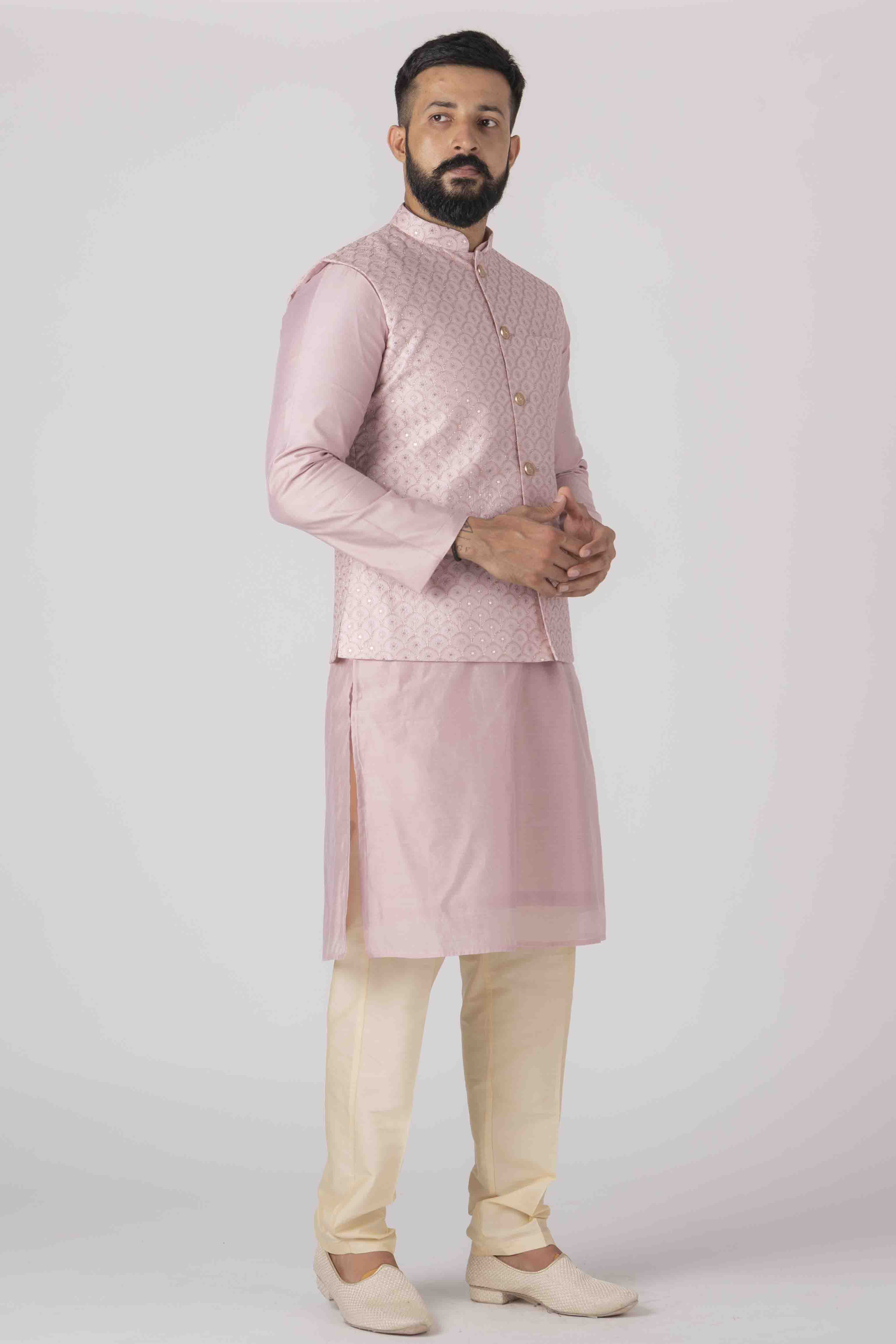 MLS KURTA JAWAHAR SET