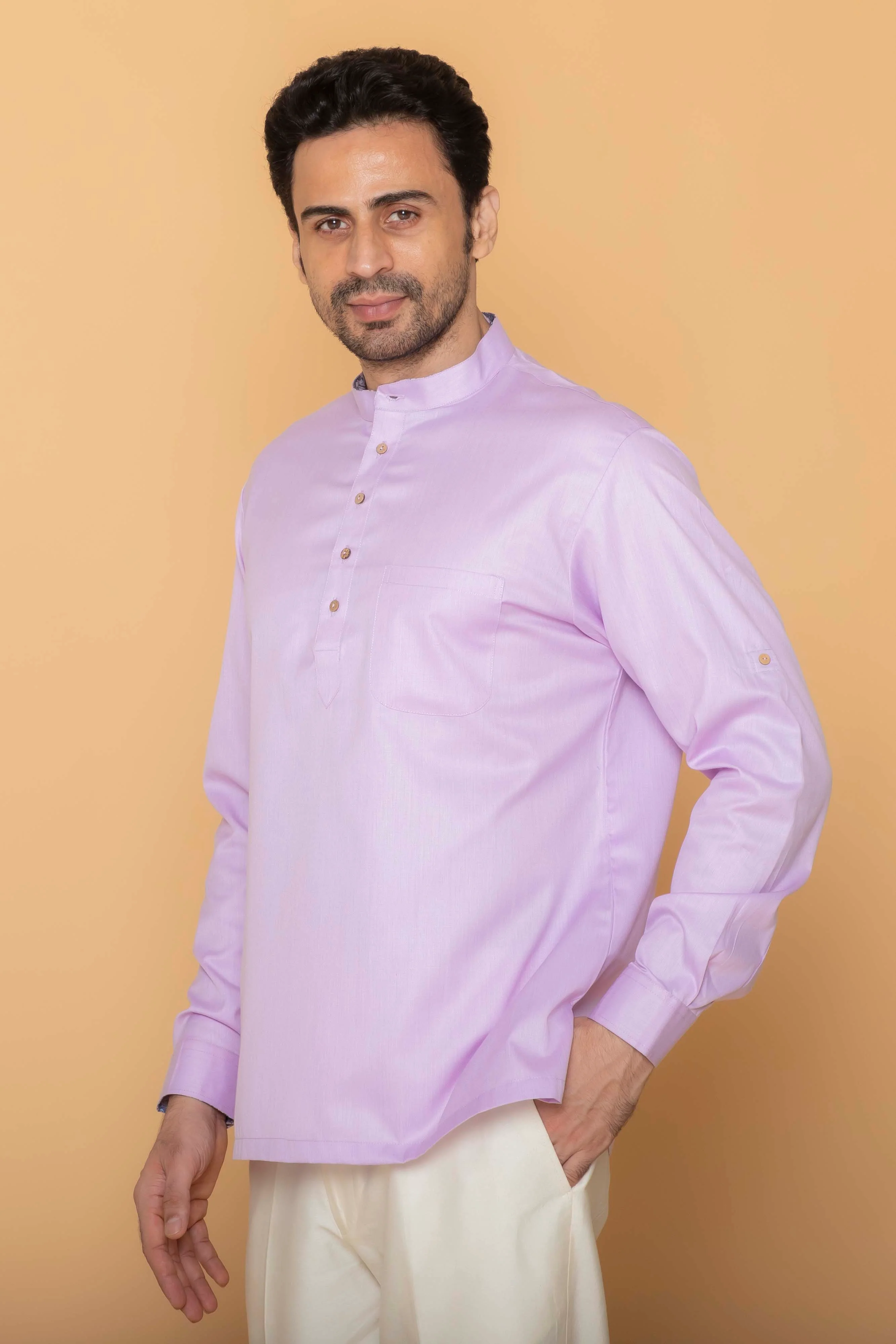 MLS SHORT KURTA FULL SLEEVES