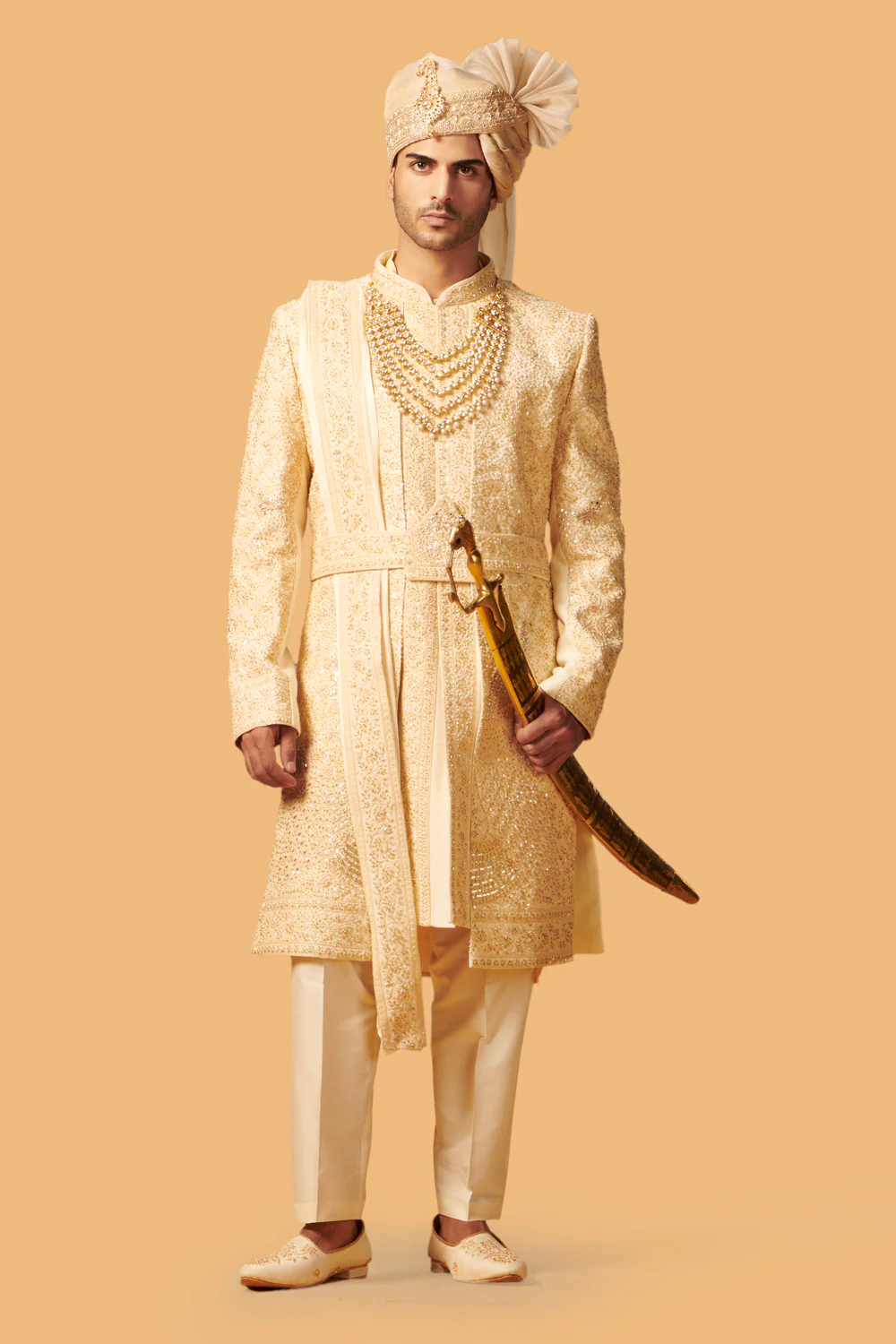 MLS SHERWANI JACKET 3PCS