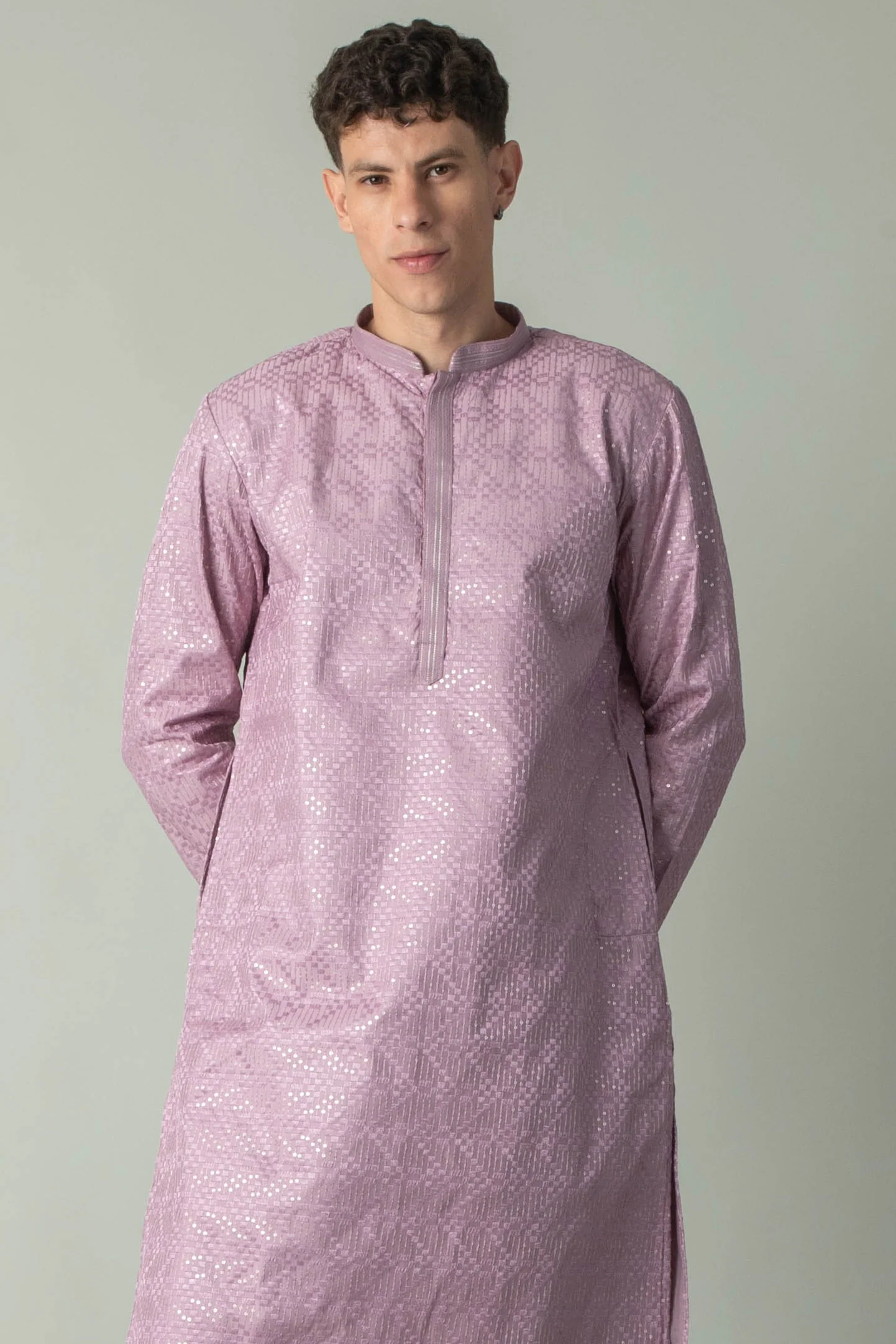 MLS EMBROIDERED KURTA PAJAMA