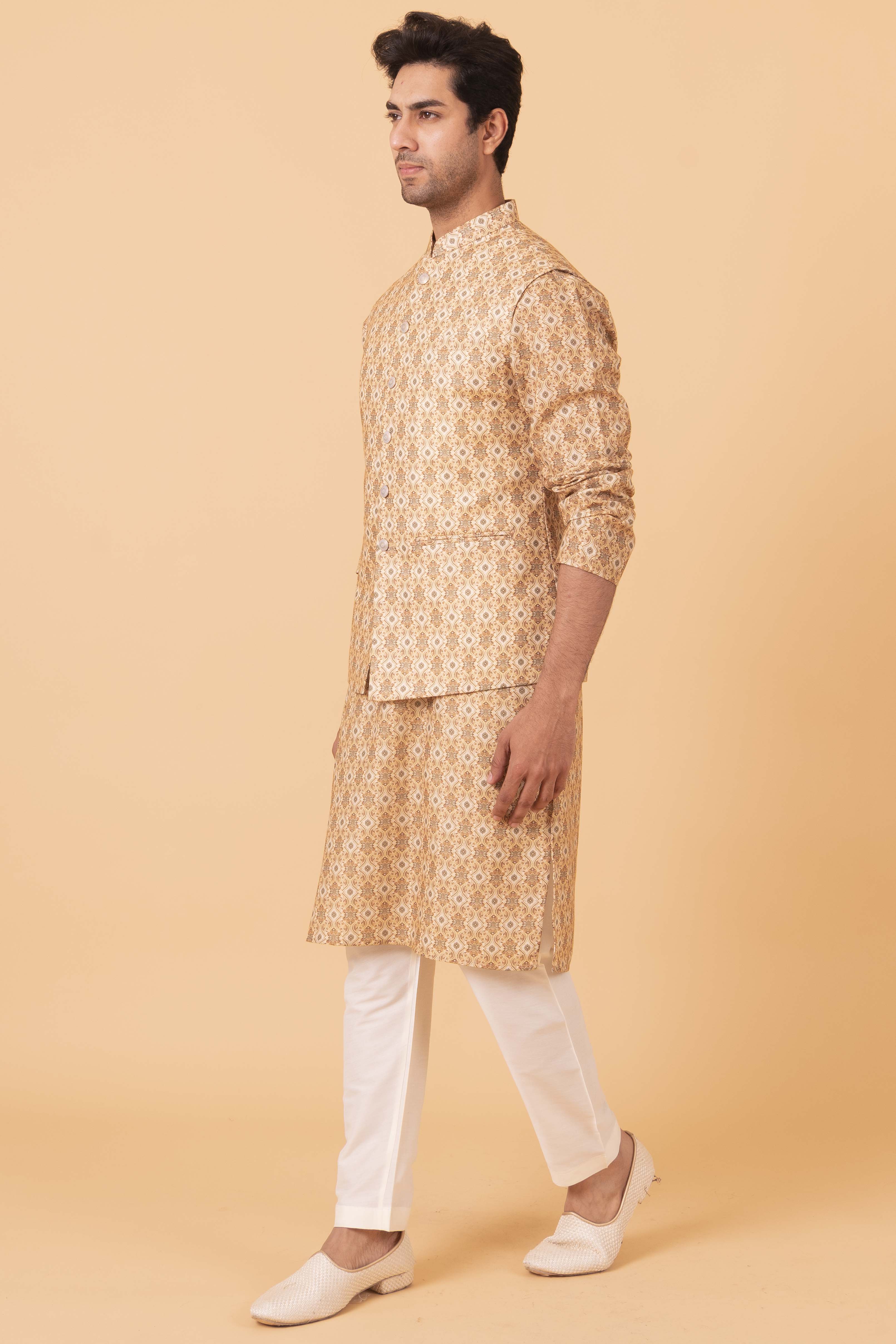 MLS KURTA JAWAHAR SET
