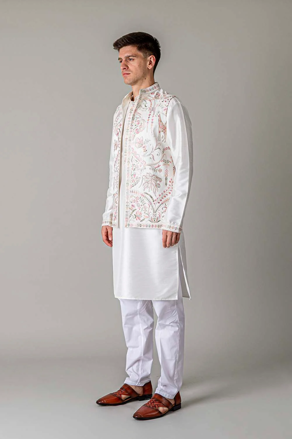 MLS KURTA JAWAHAR SET