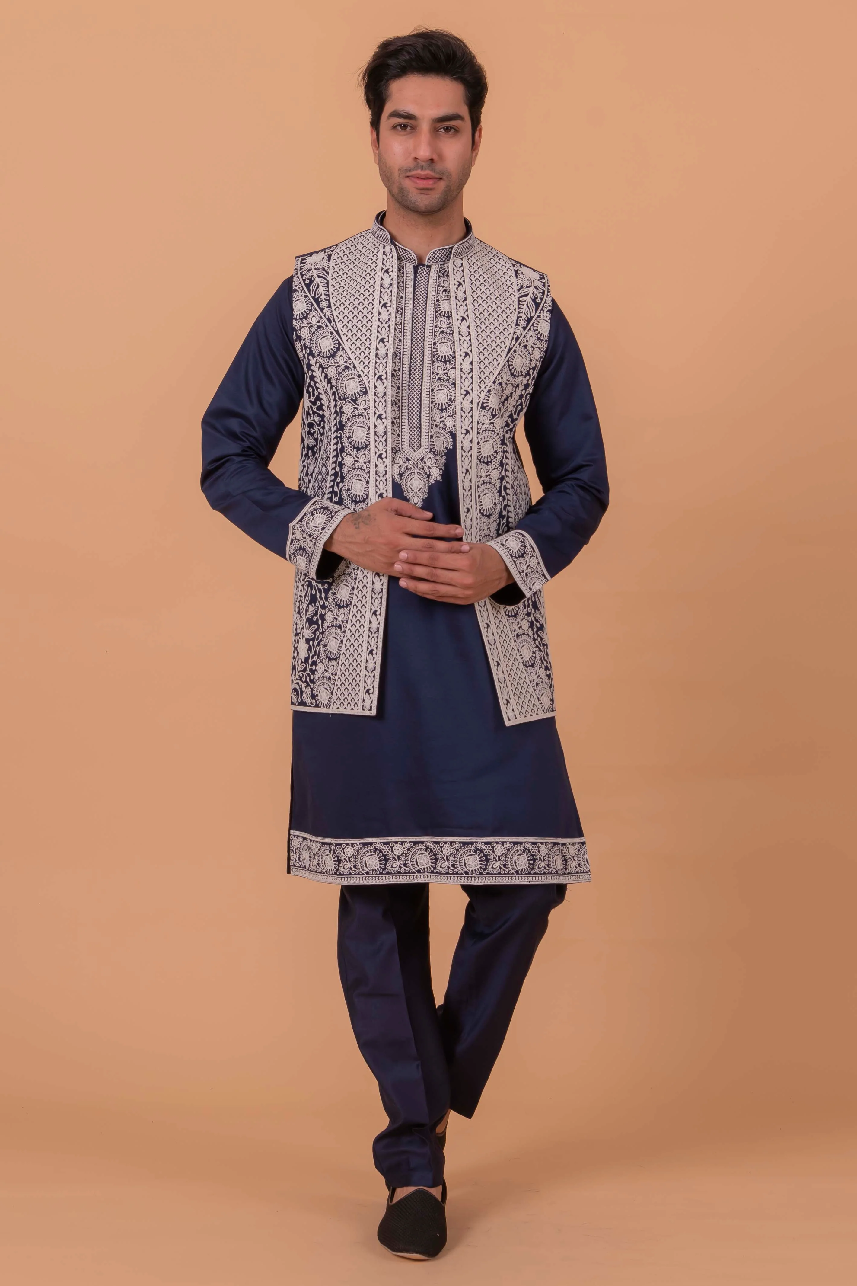 MLS KURTA JAWAHAR SET