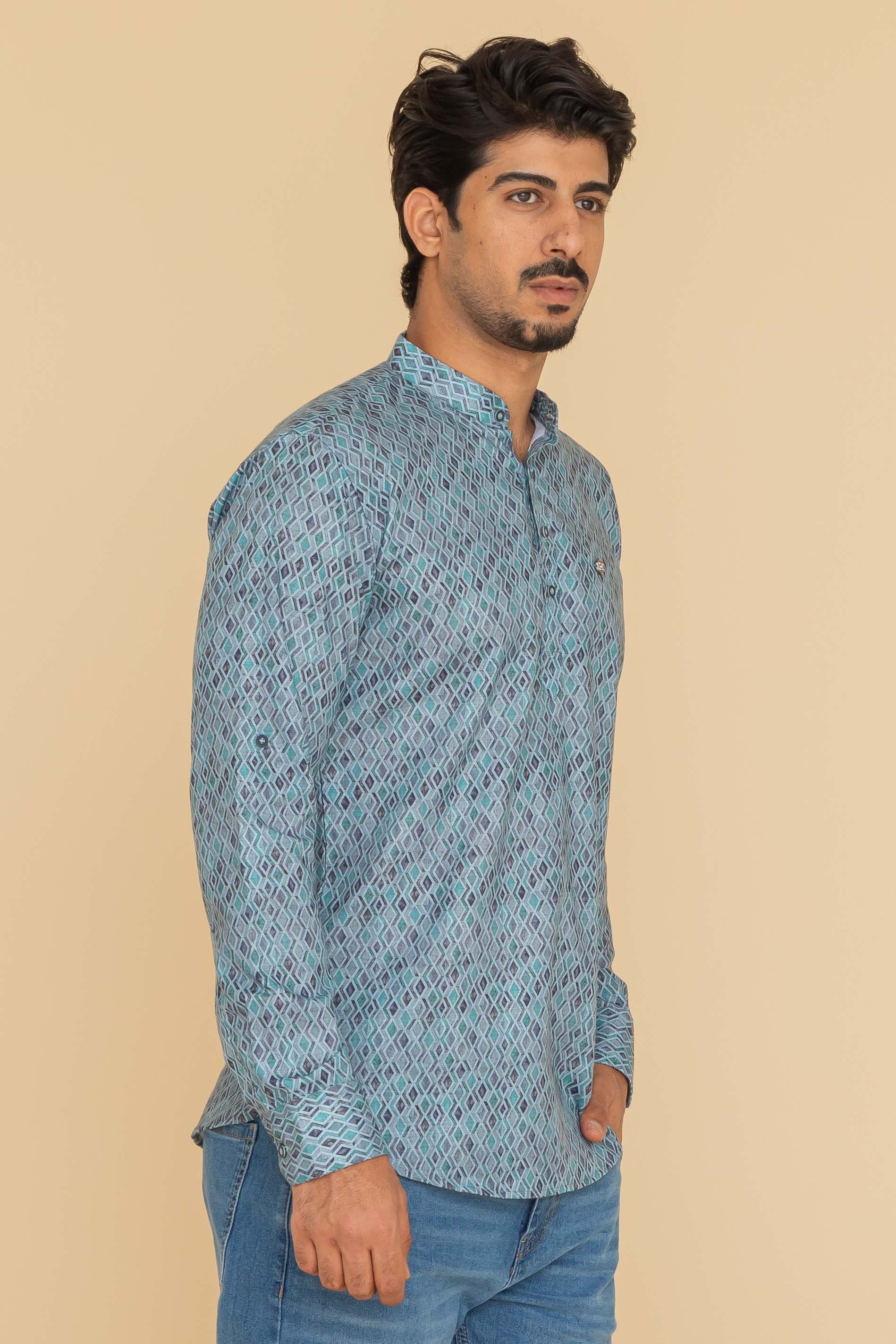 MLS SHORT KURTA FULL SLEEVES