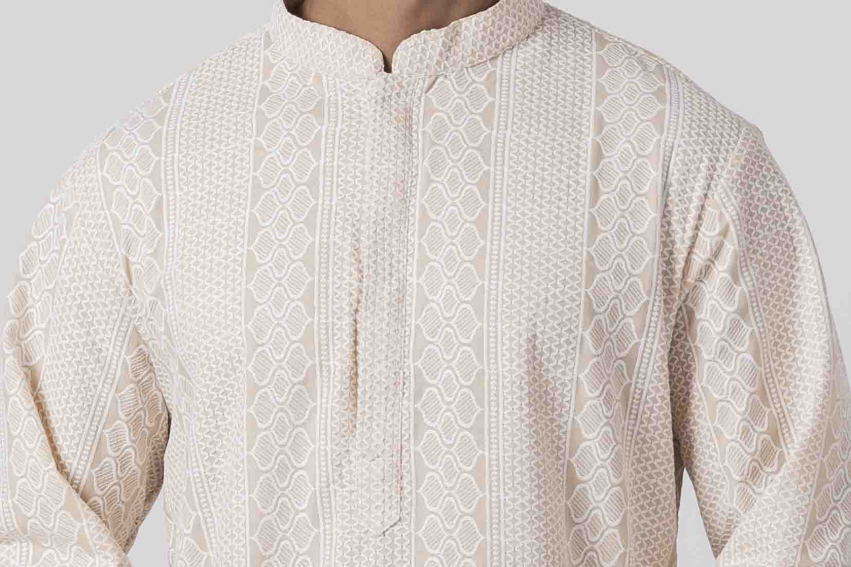 MLS CHIKANKARI KURTA PAJAMA