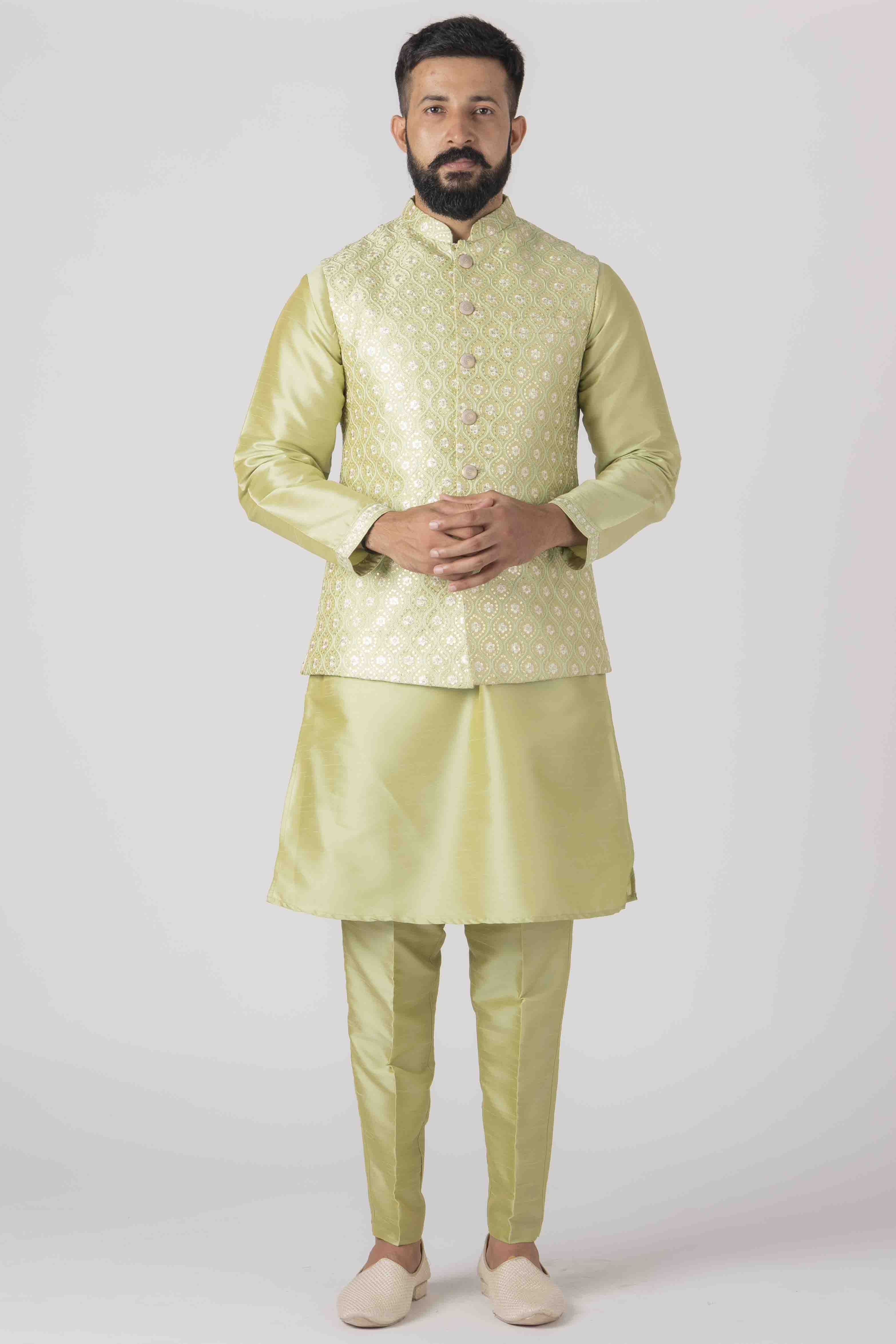 MLS KURTA JAWAHAR SET