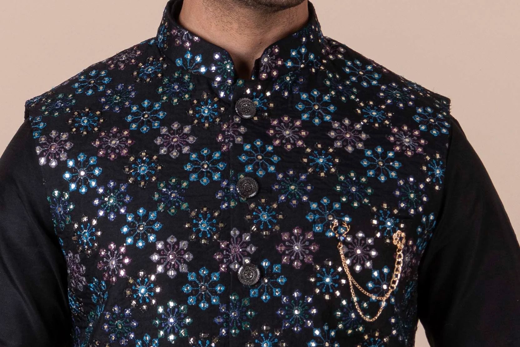 MLS KURTA JAWAHAR SET