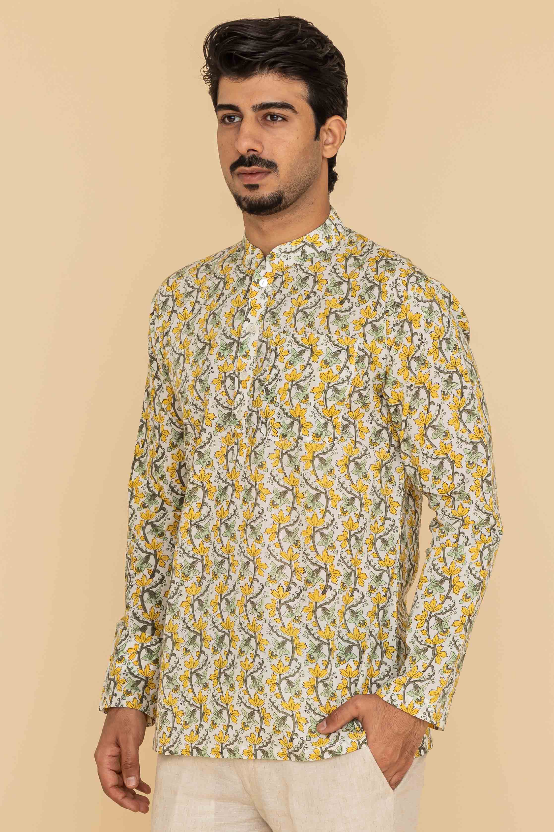 MLS SHORT KURTA FULL SLEEVES