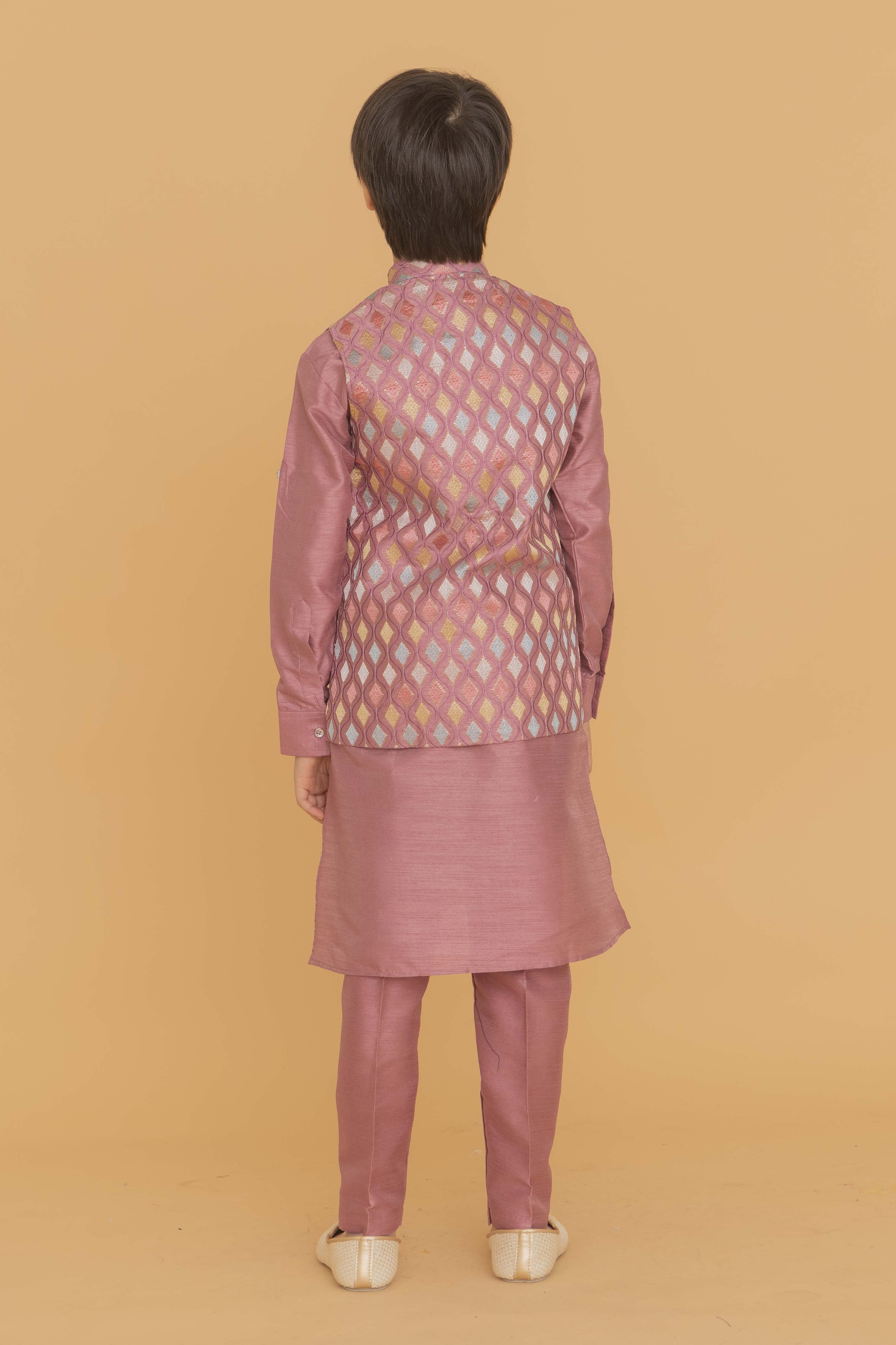 MLS KIDS KURTA JAWAHAR SET