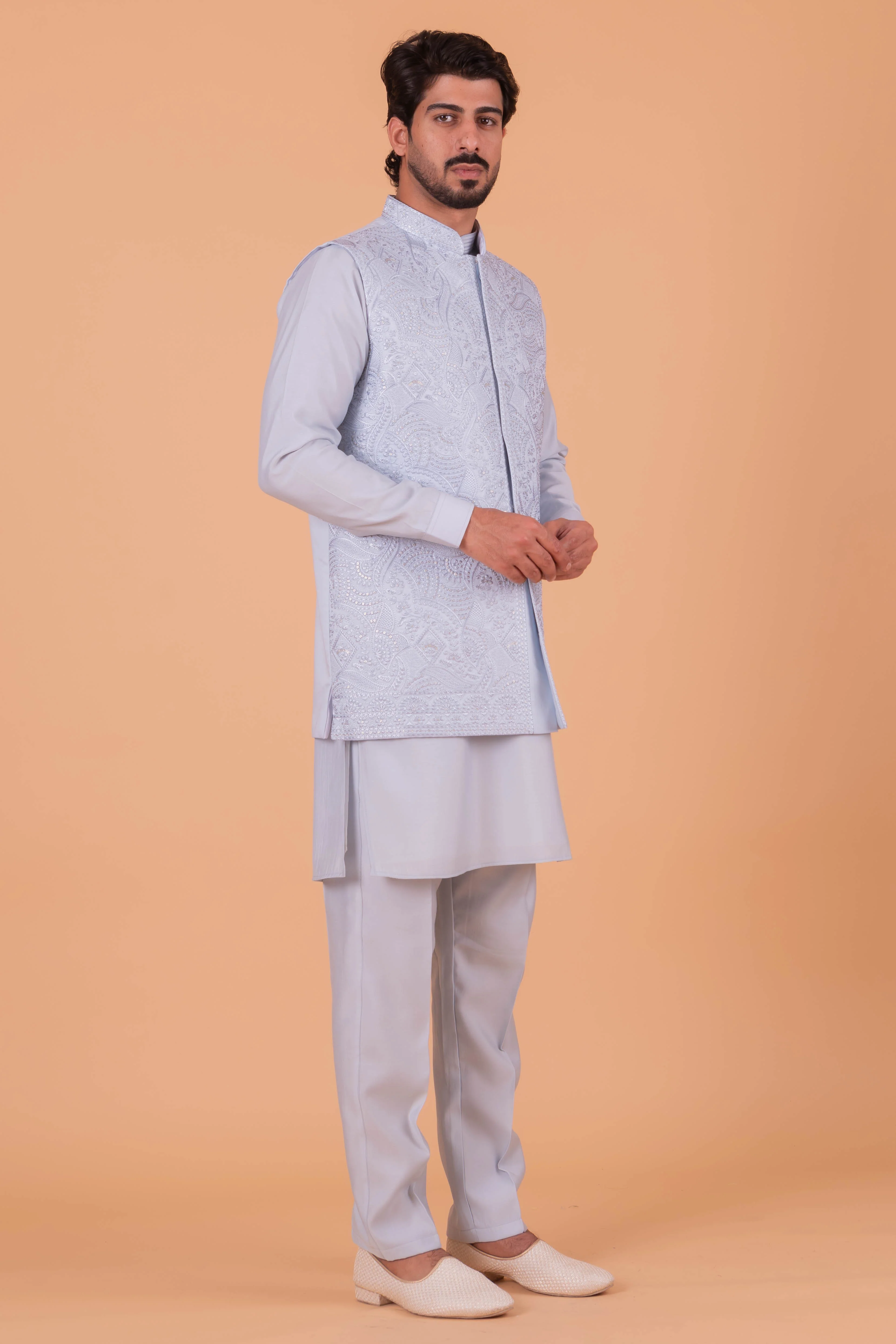 MLS KURTA JAWAHAR SET