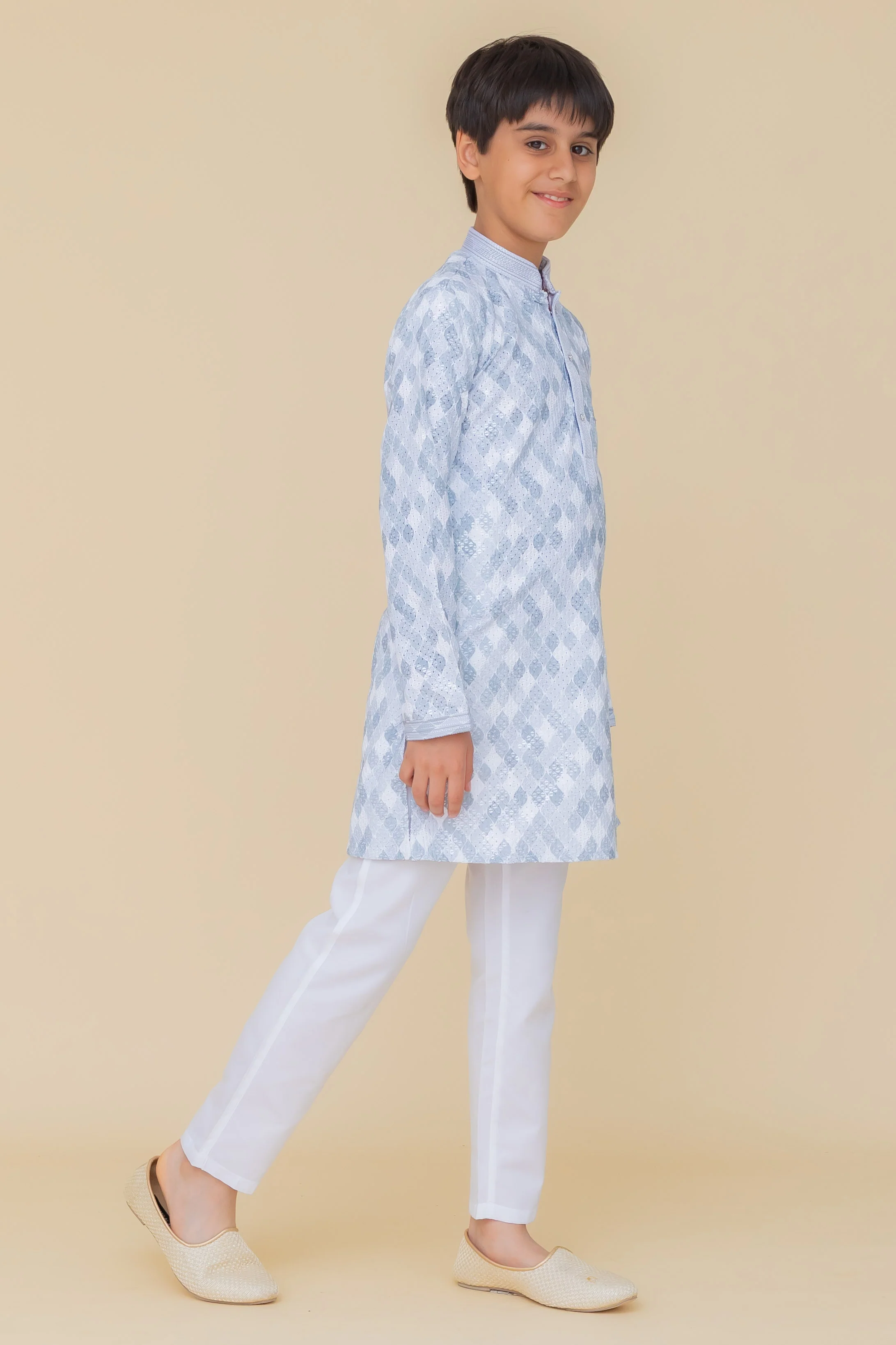 MLS KIDS PRINTED KURTA PAJAMA