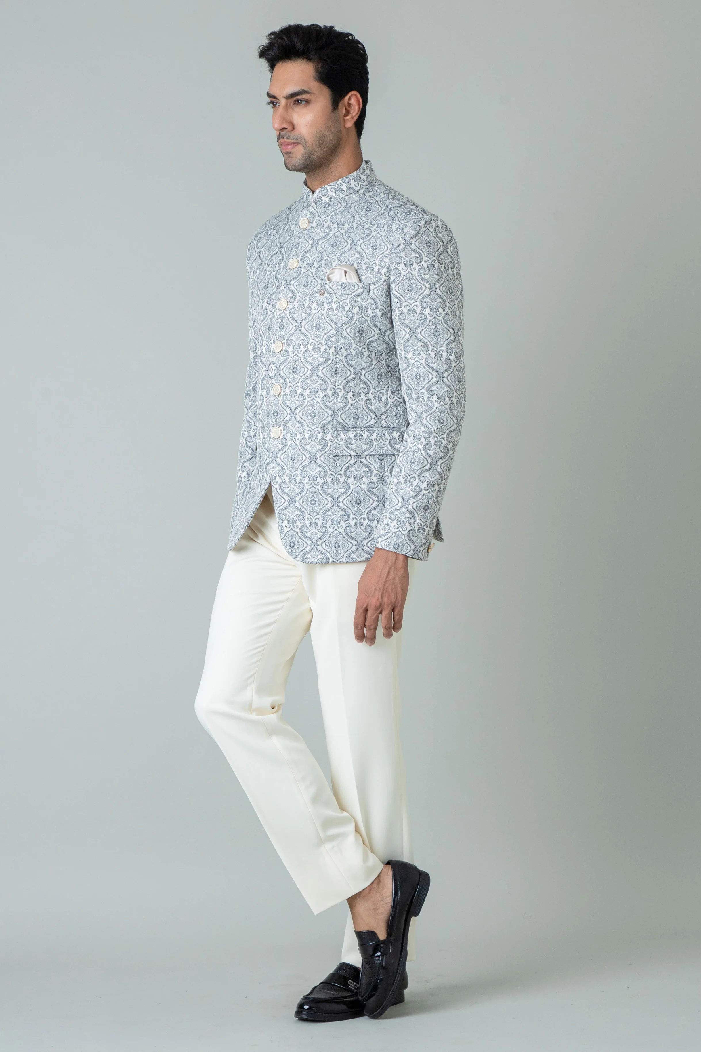 MLS PRINTED JODHPURI SUIT