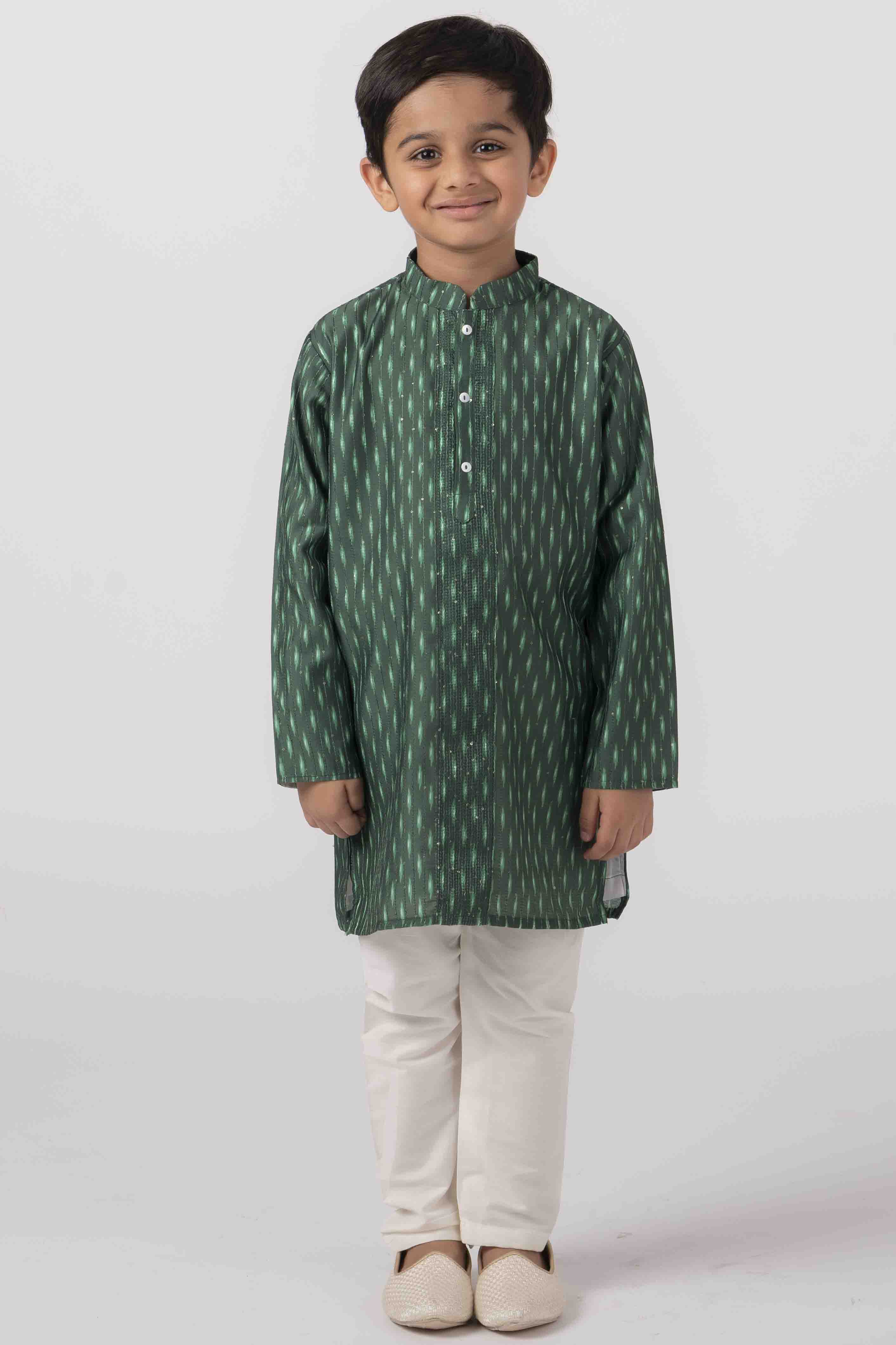 MLS KIDS PRINTED KURTA PAJAMA