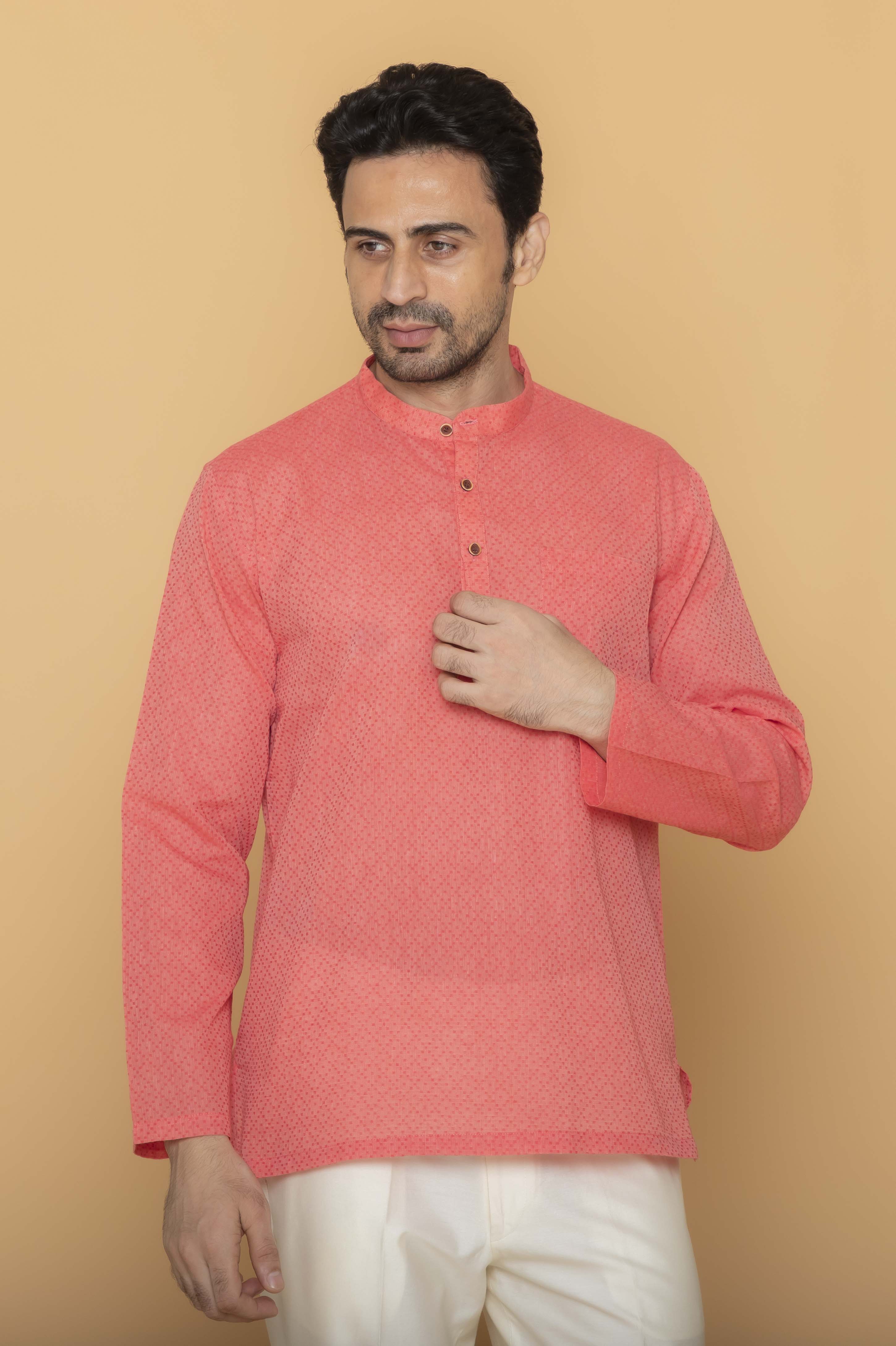 MLS SHORT KURTA FULL SLEEVES